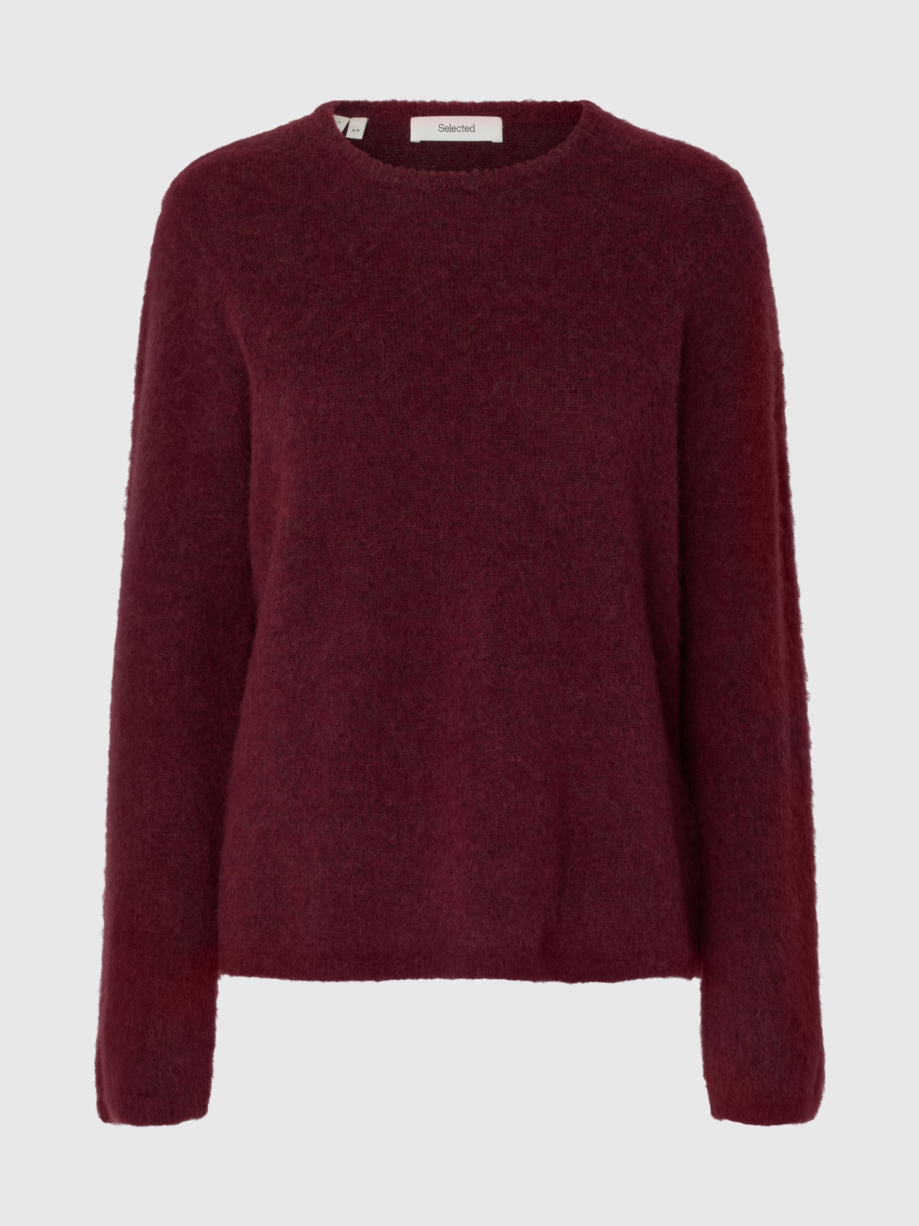 WOOL BLEND KNITTED JUMPER