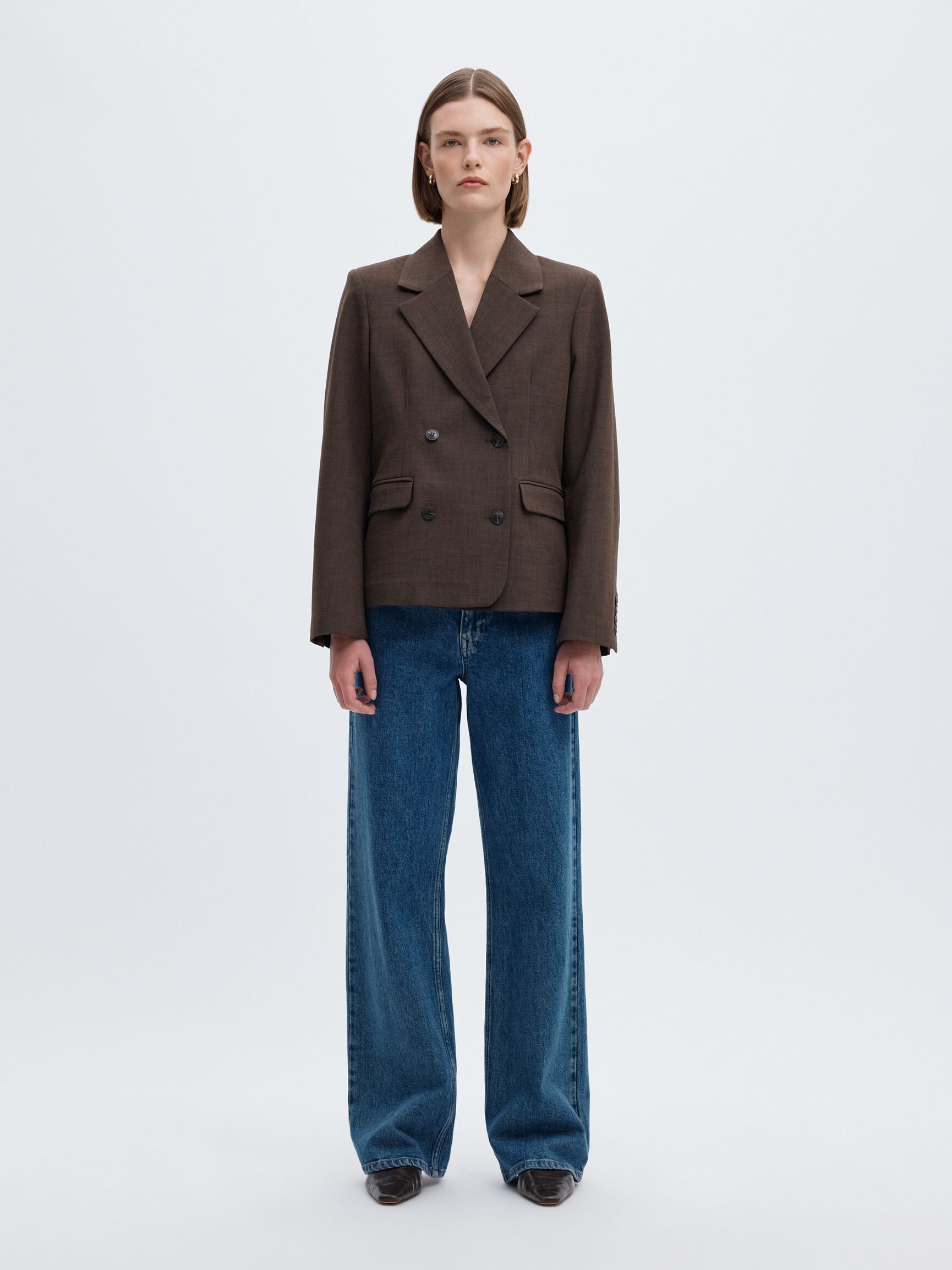 HIGH WAISTED WIDE LEG JEANS