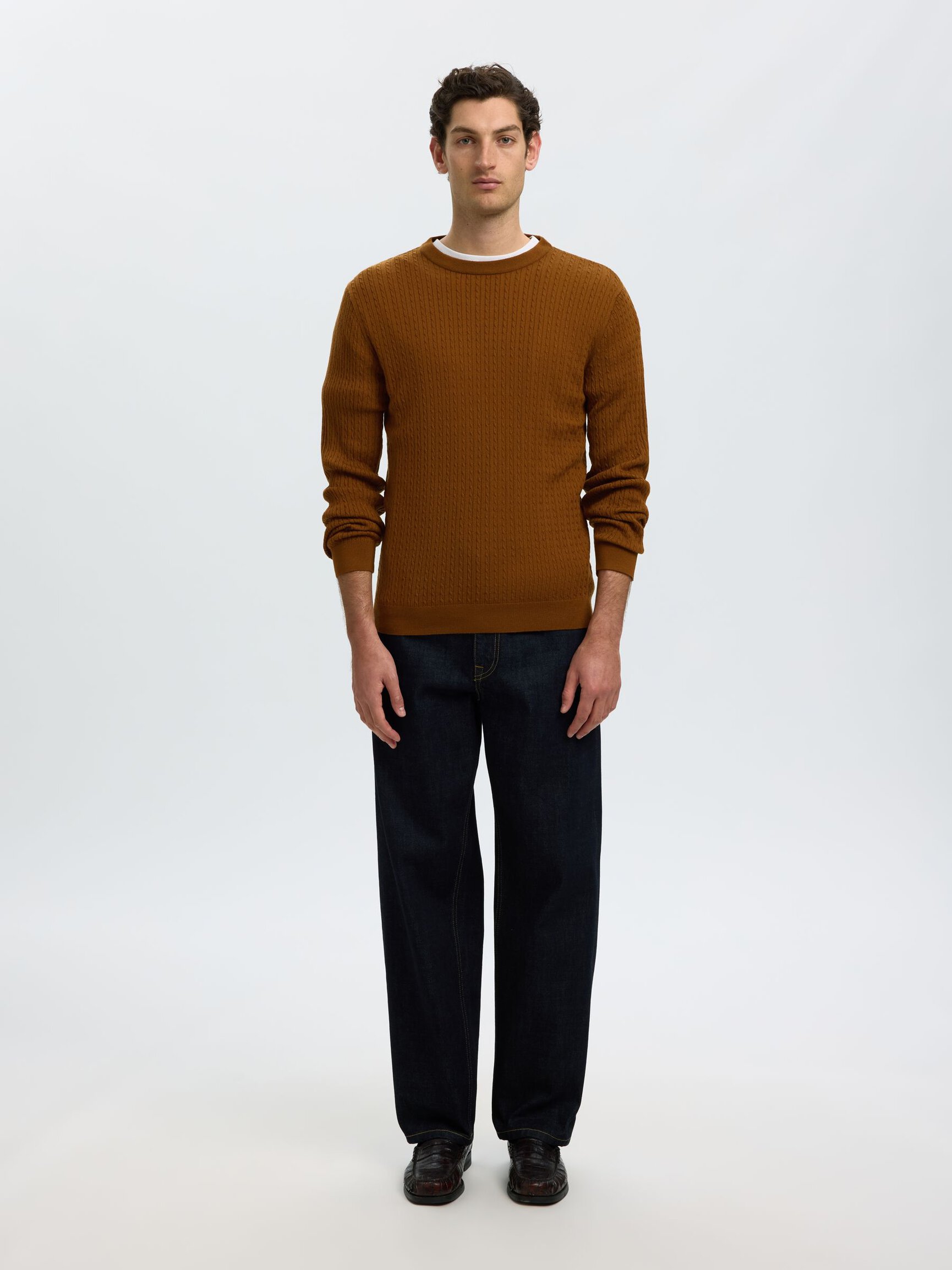 100% MERINO WOOL KNITTED PULLOVER