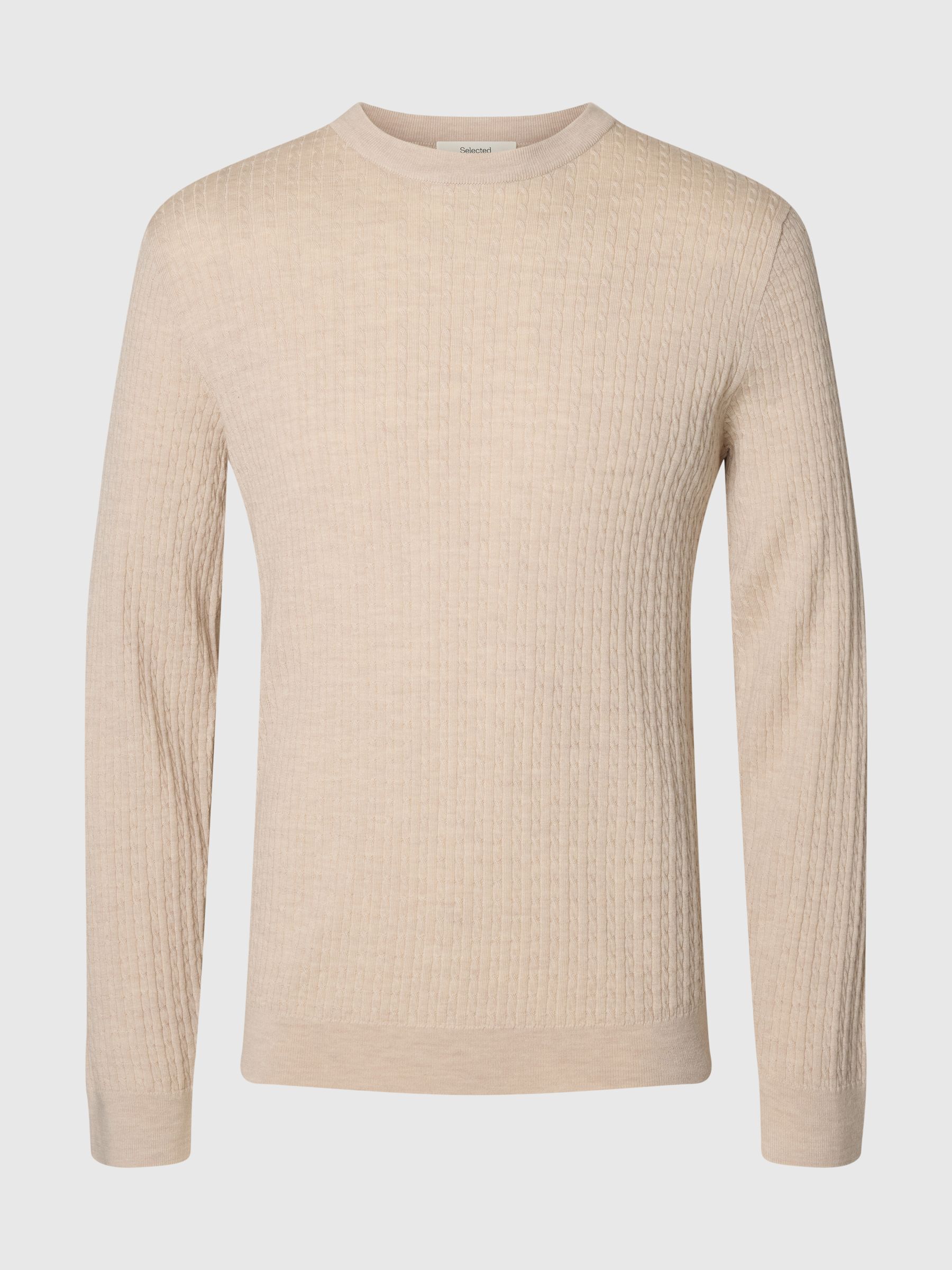 100% MERINO WOOL KNITTED PULLOVER
