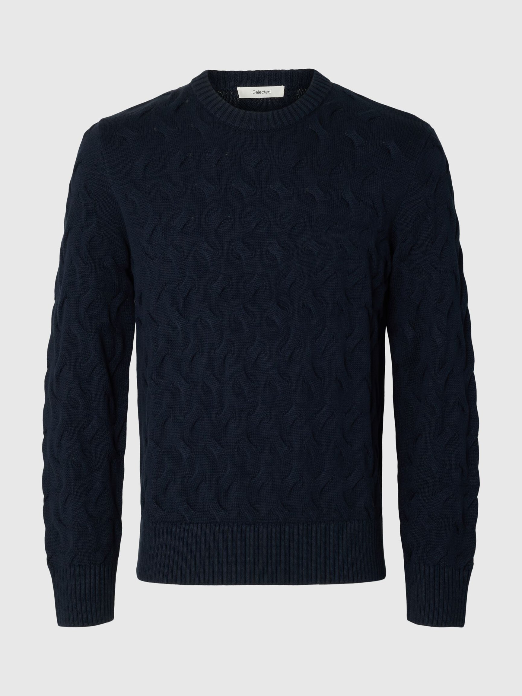 CABLE KNIT CREWNECK JUMPER