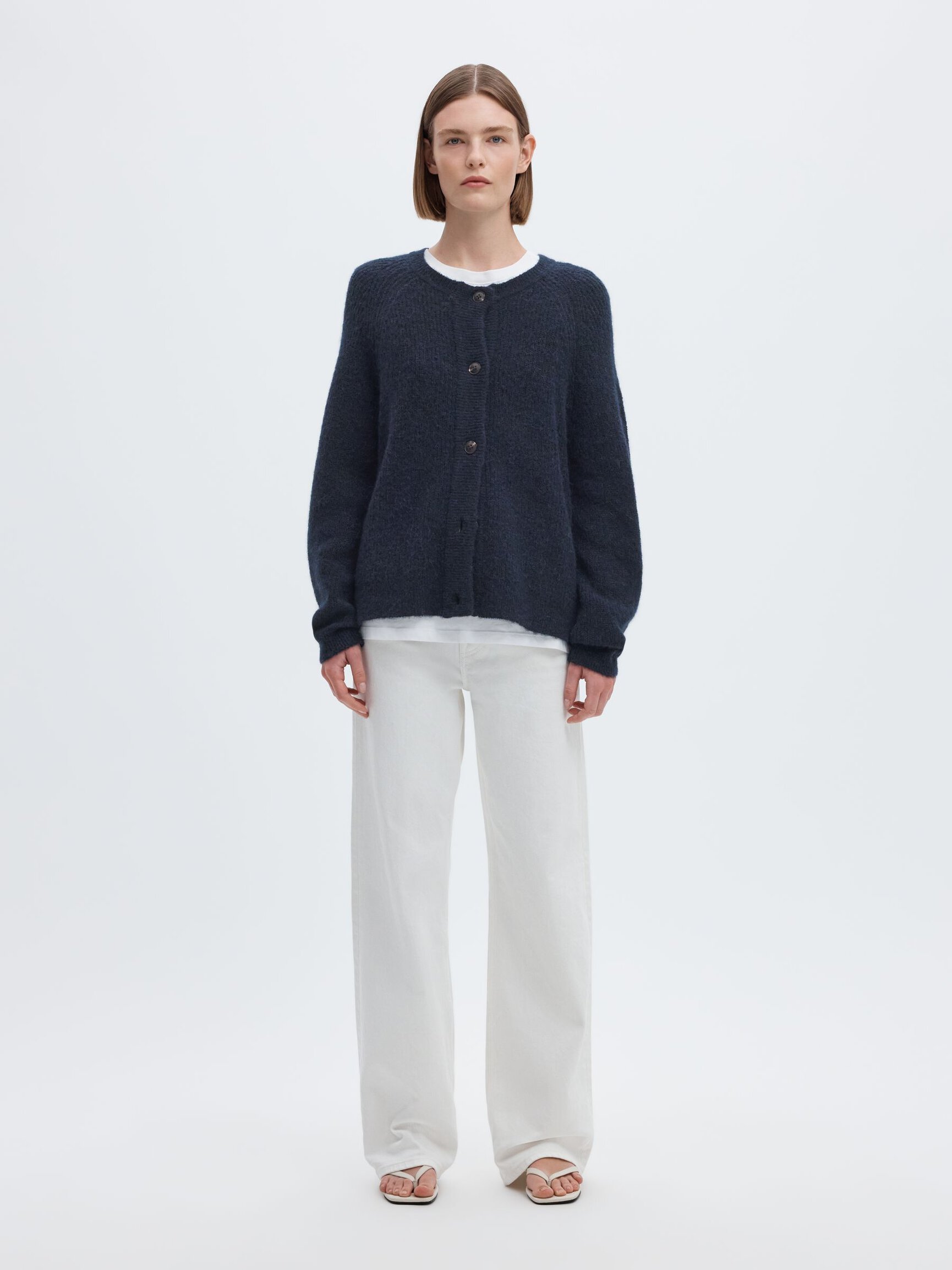 WOOL BLEND CARDIGAN