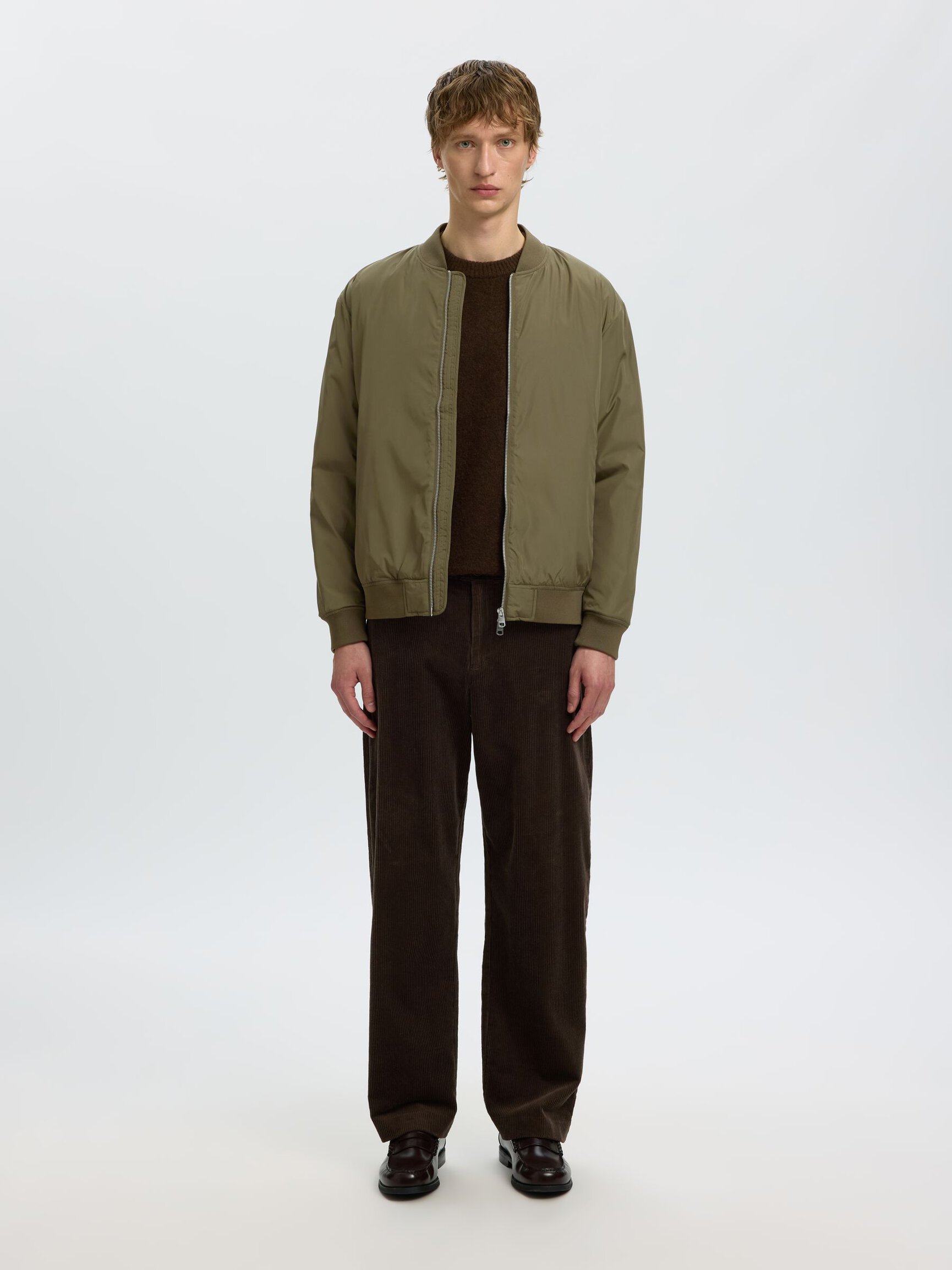 WATER REPELLENT BOMBER JACKET