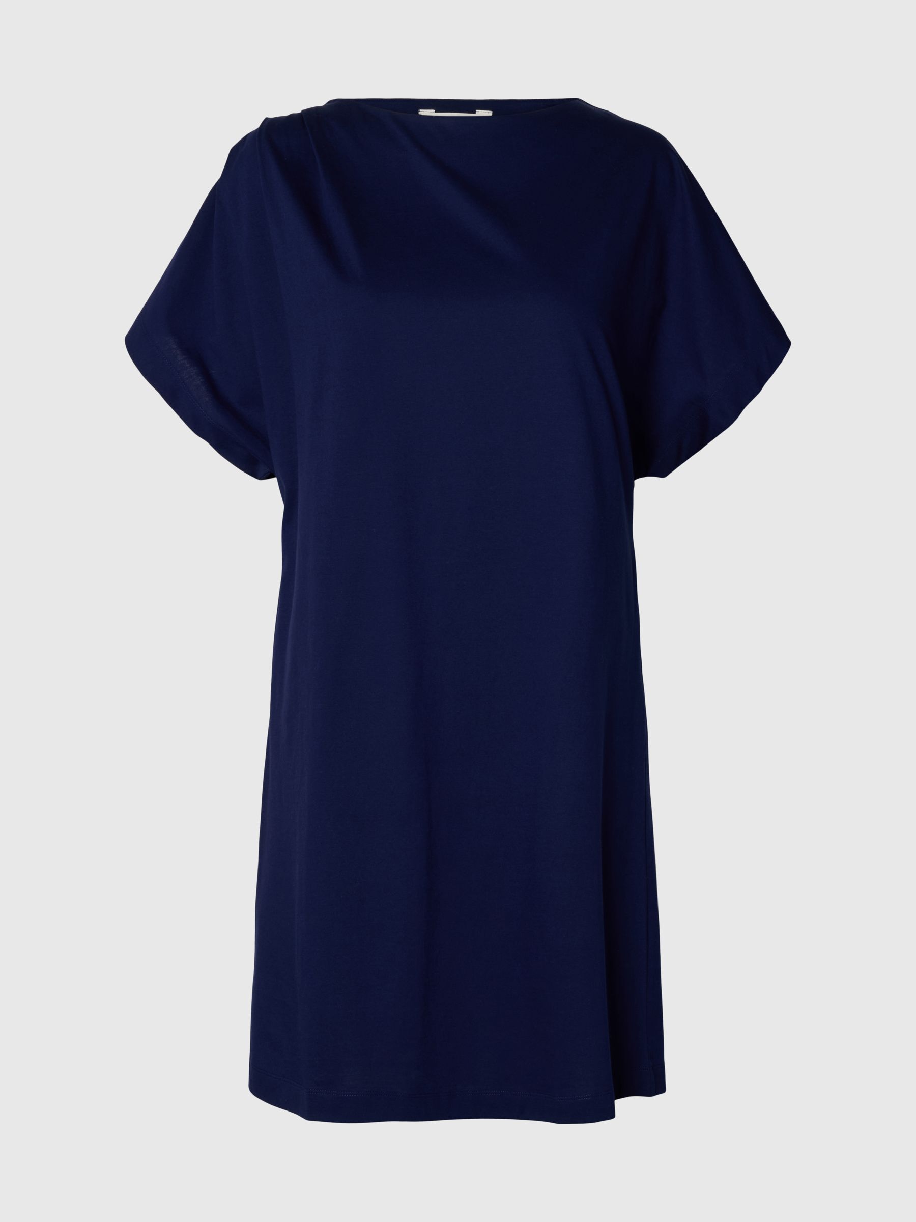 COTTON SHORT SLEEVED MINI DRESS