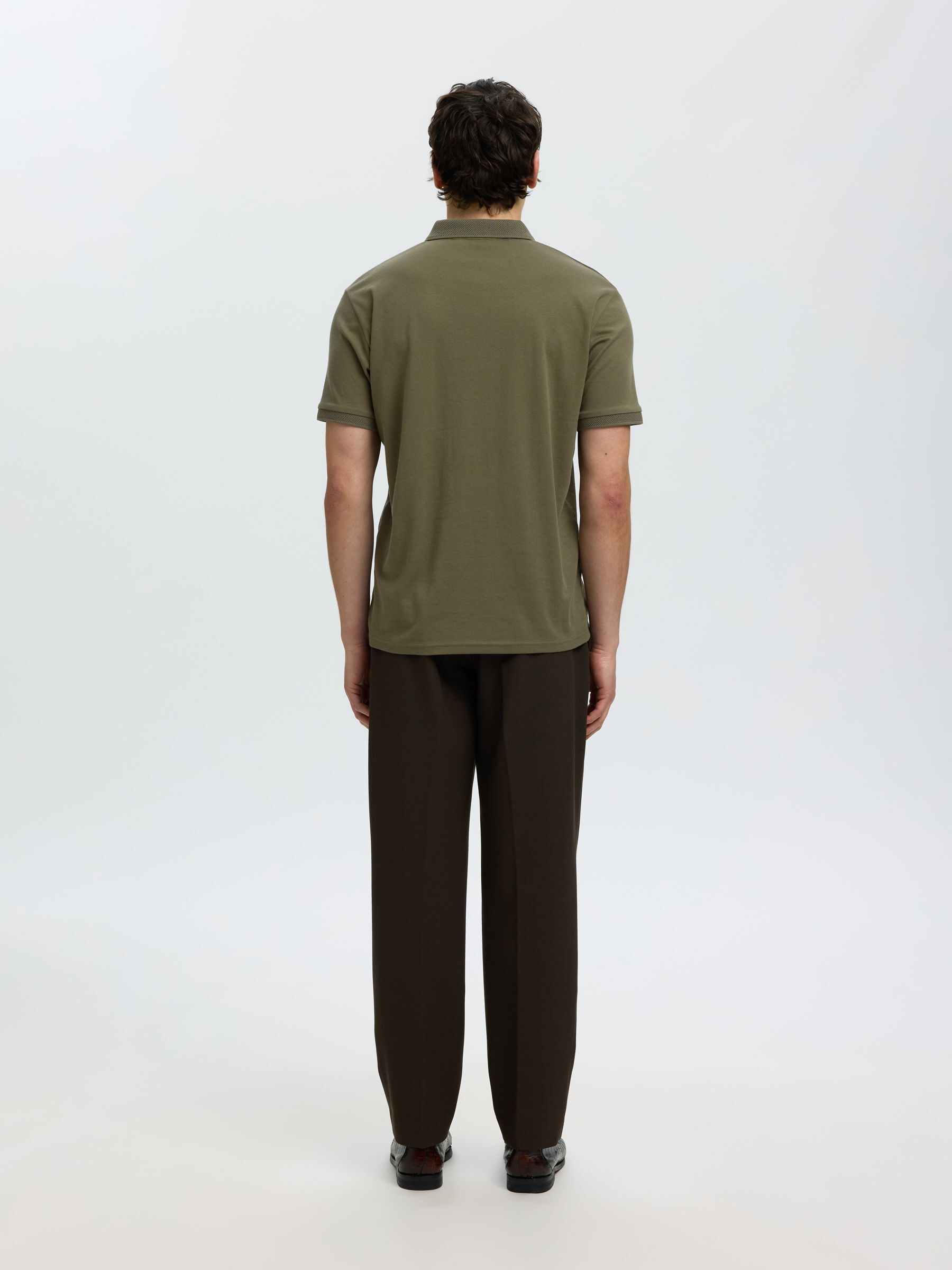 MANCHES COURTES POLO EN MAILLE