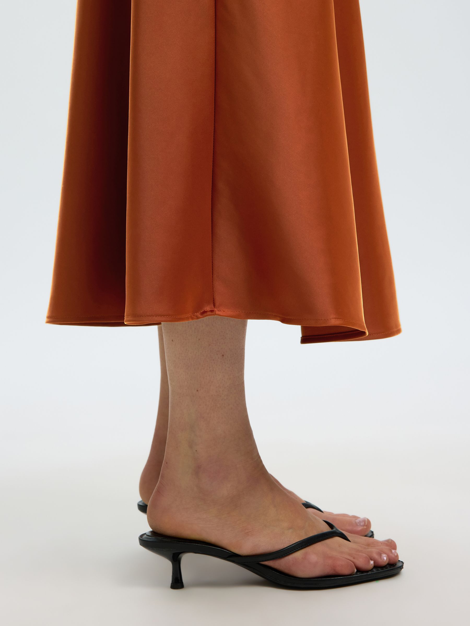 SATIN MIDIROCK