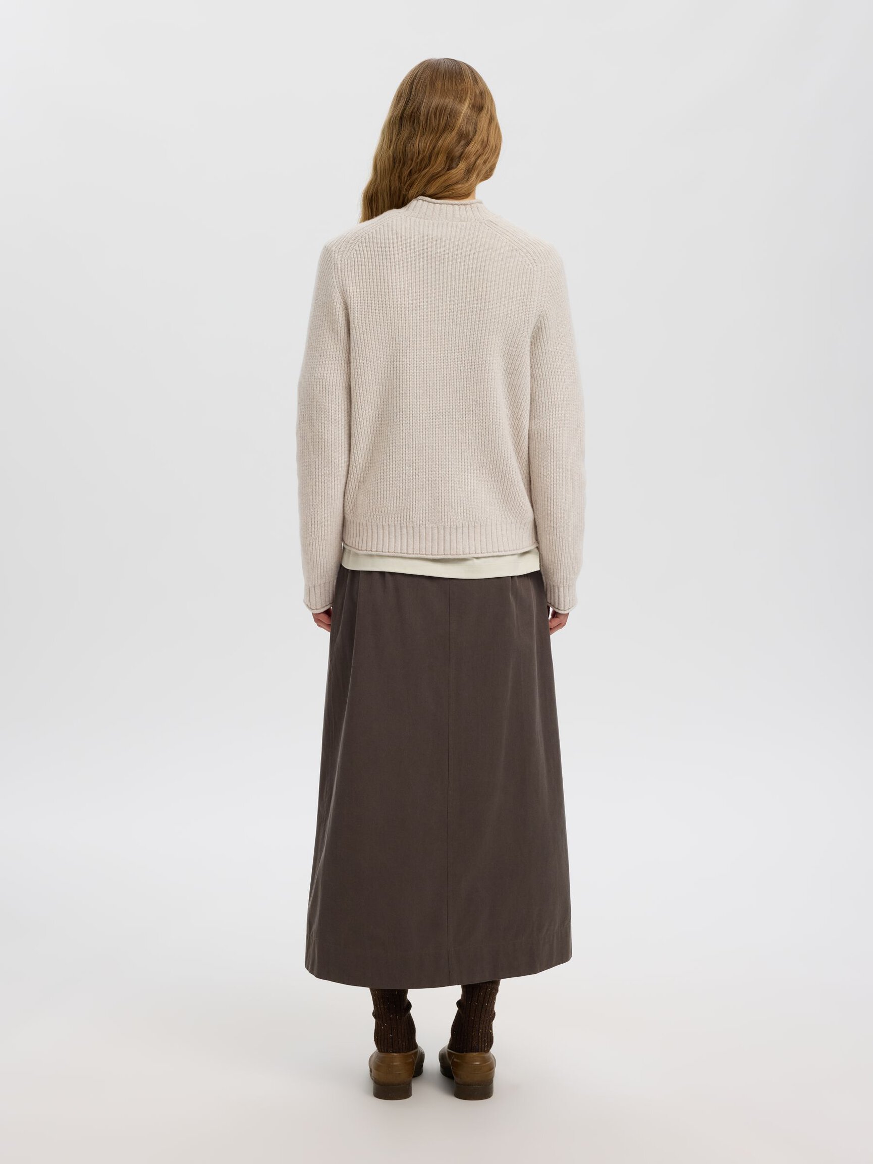 WOOL KNITTED JUMPER
