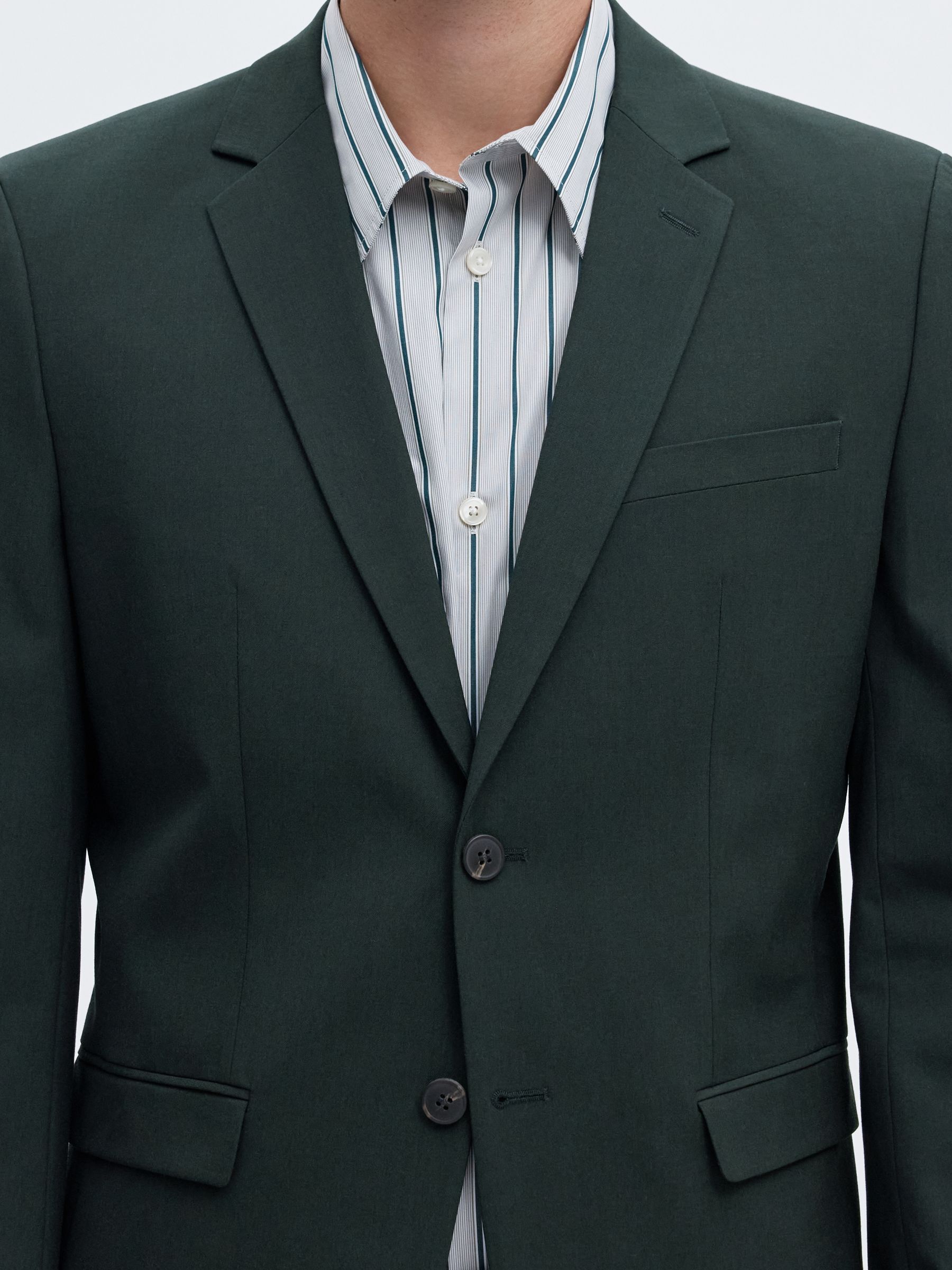 MEZCLA DE VISCOSA, CORTE SLIM BLAZER