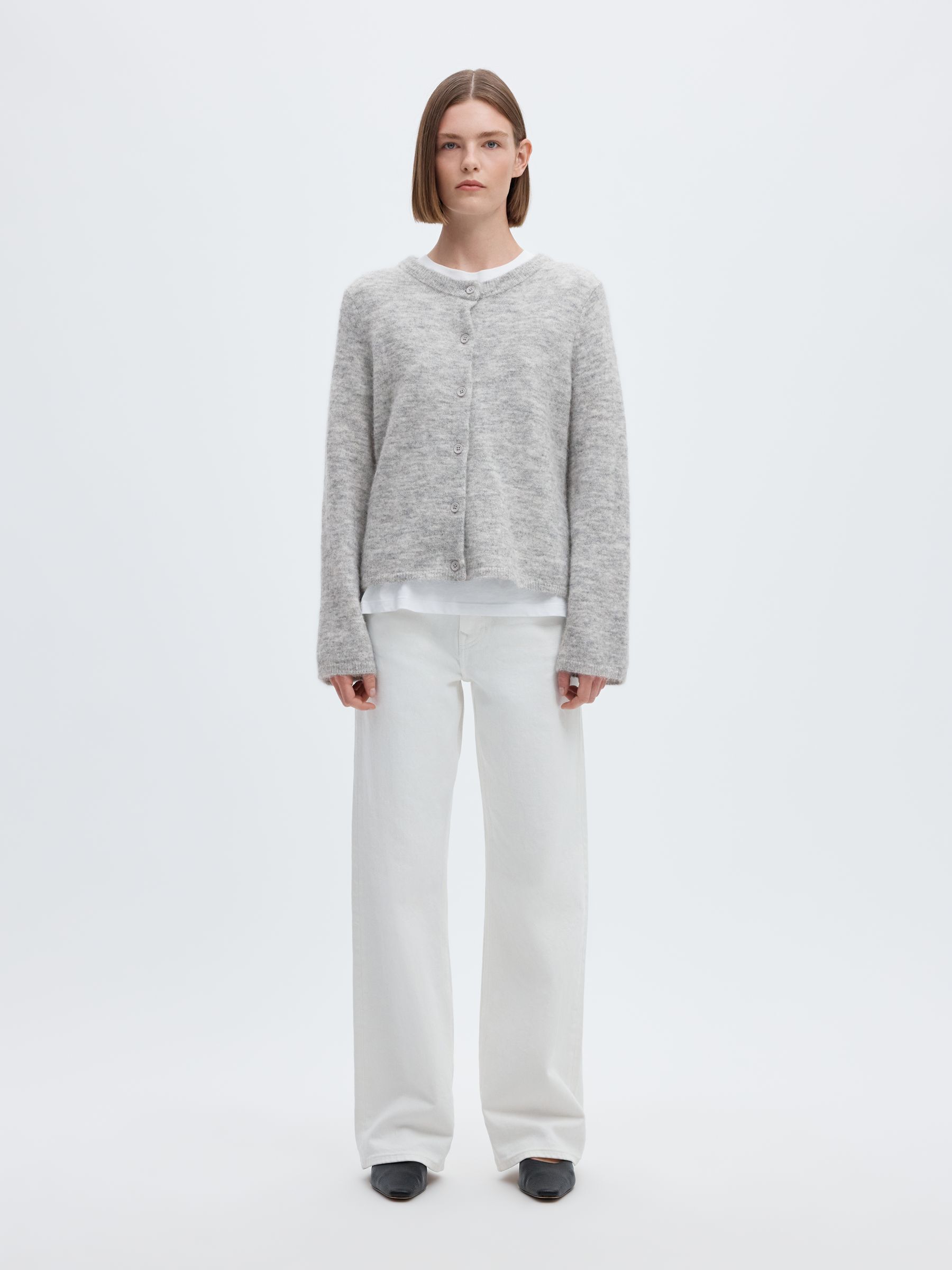 WOOL BLEND CARDIGAN