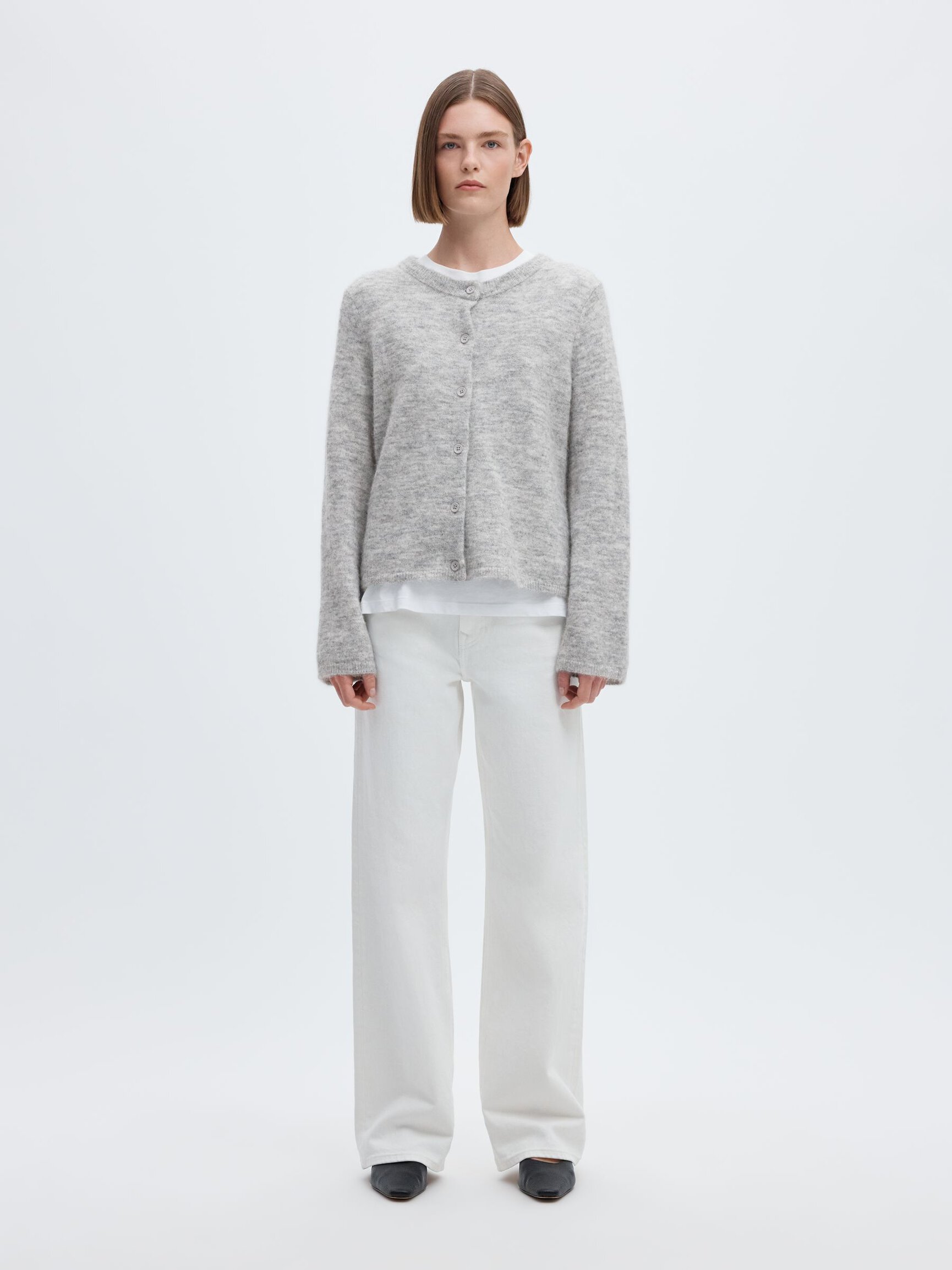 WOOL BLEND CARDIGAN