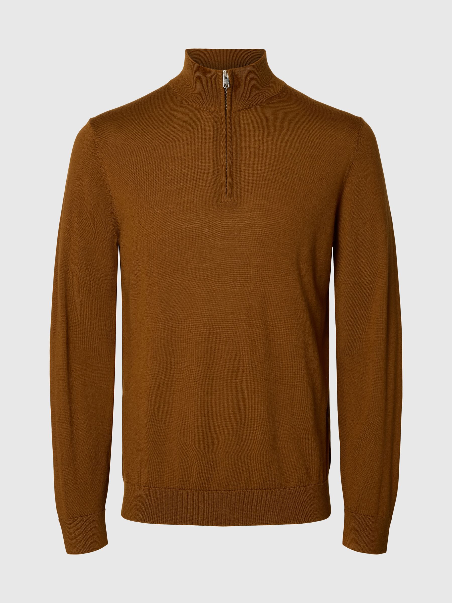 SWETER Z KRÓTKIM ZAMKIEM