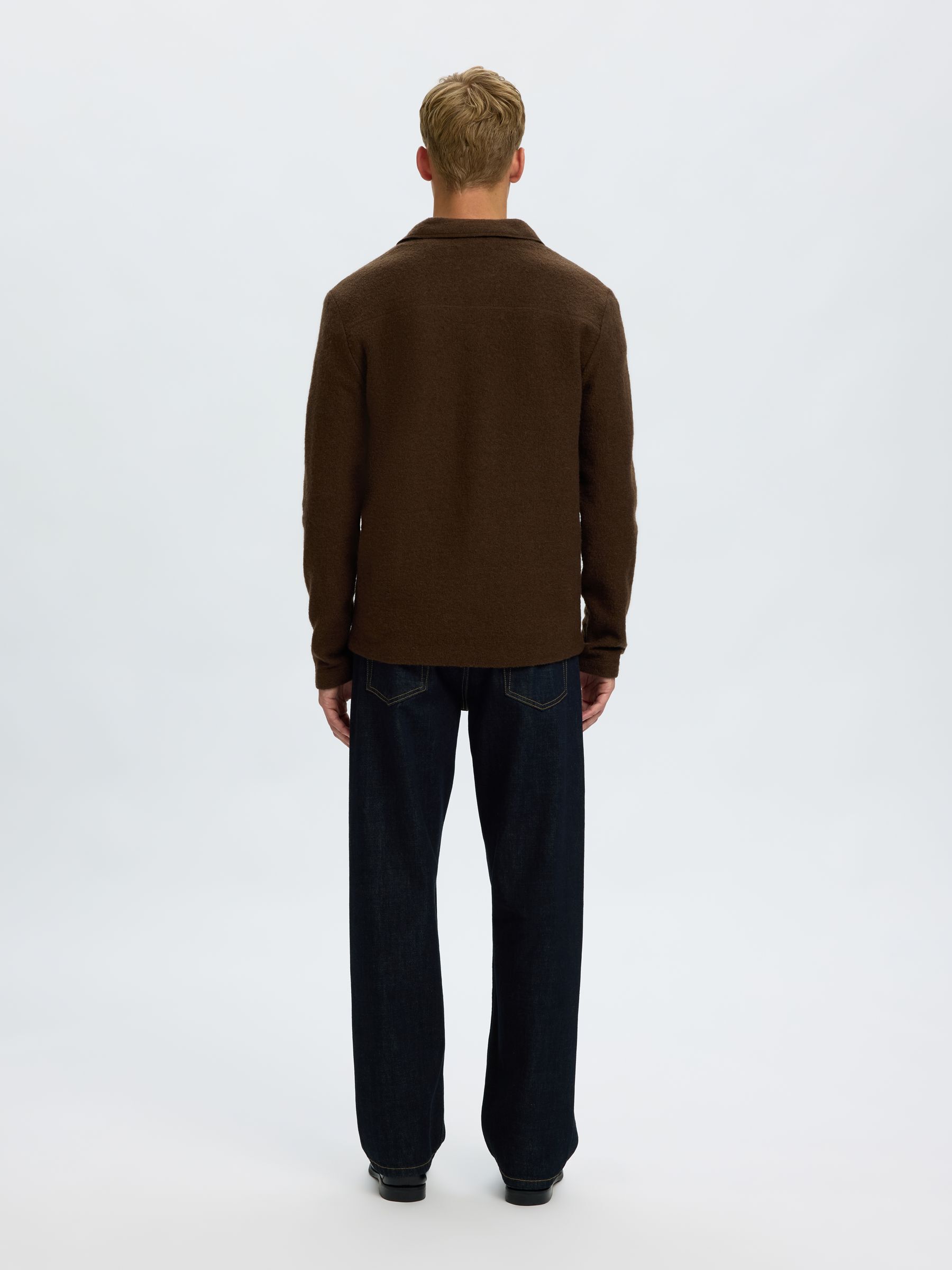 100% WOOL CARDIGAN