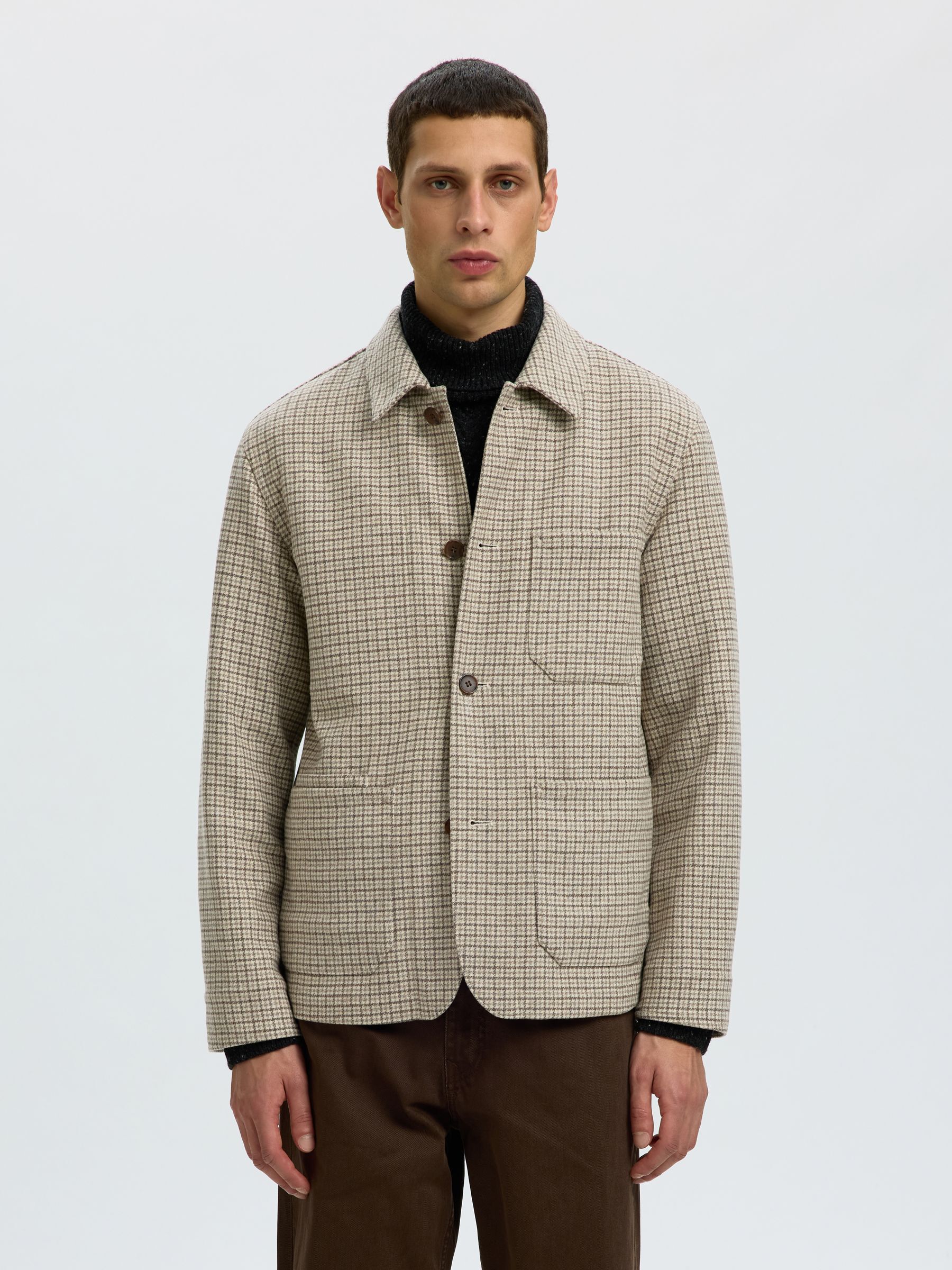 MÉLANGE DE LAINE BLAZER
