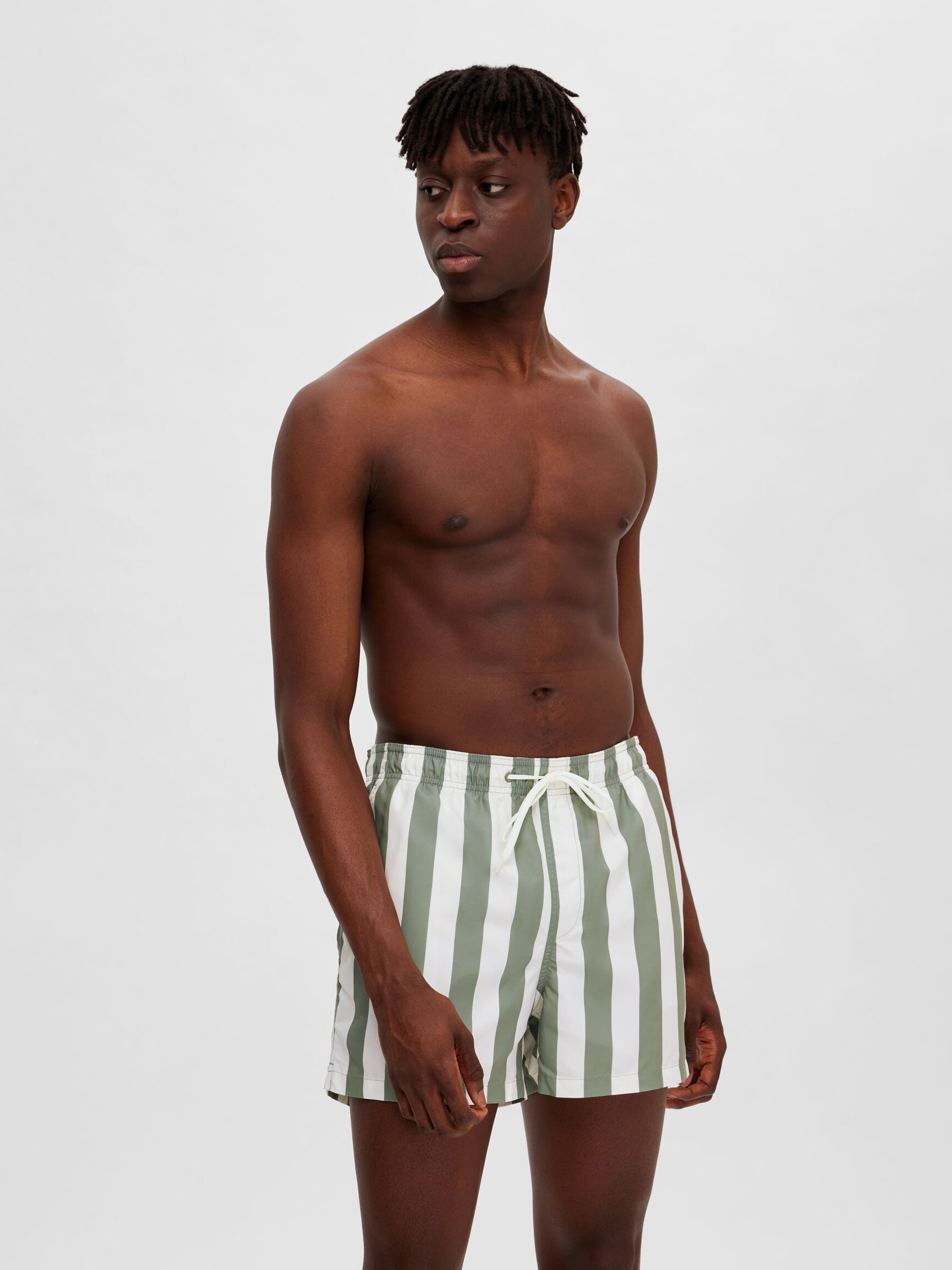 PRINTED SWIM SHORTS