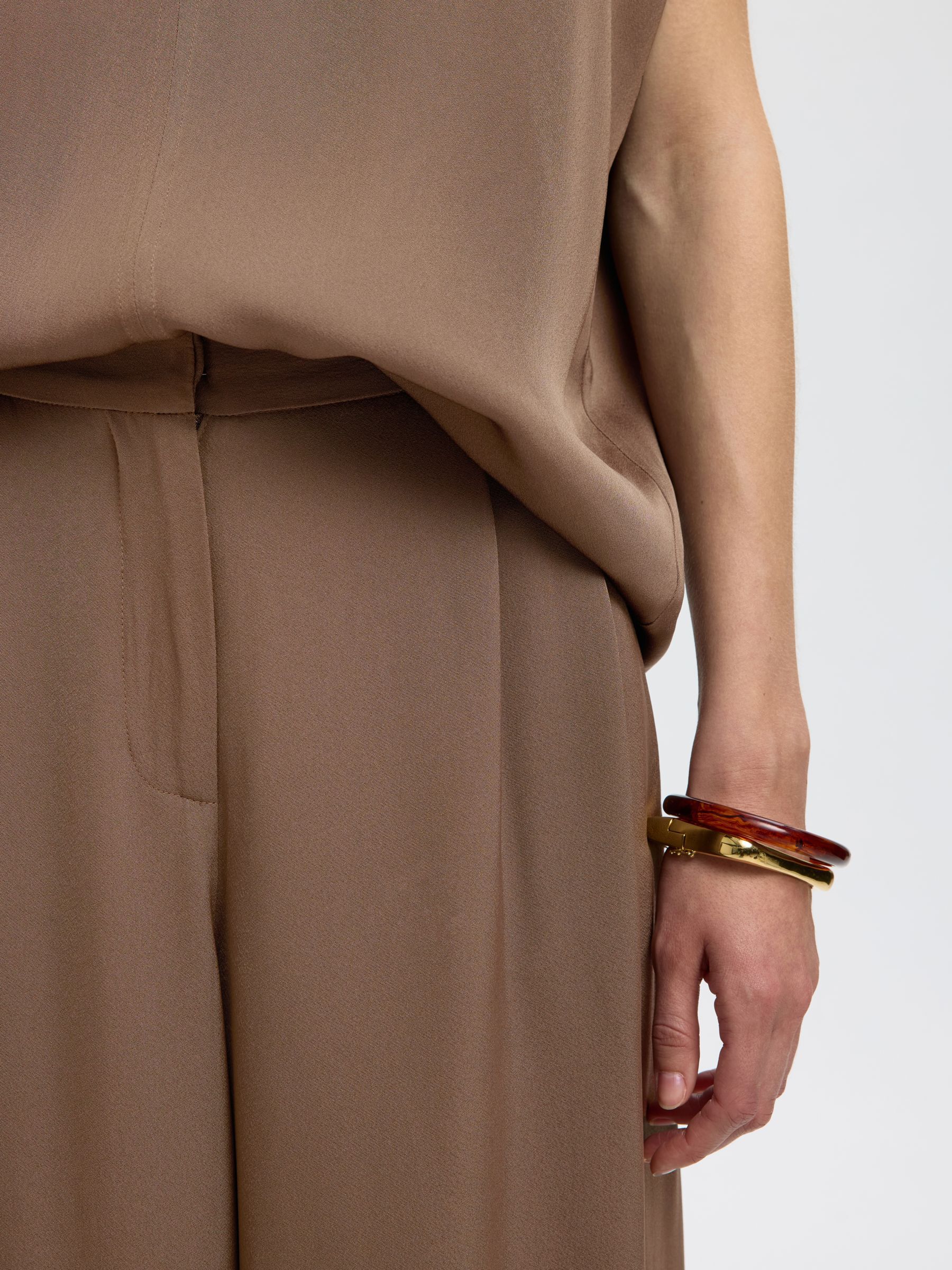 VISKOSE WIDE LEG HOSE