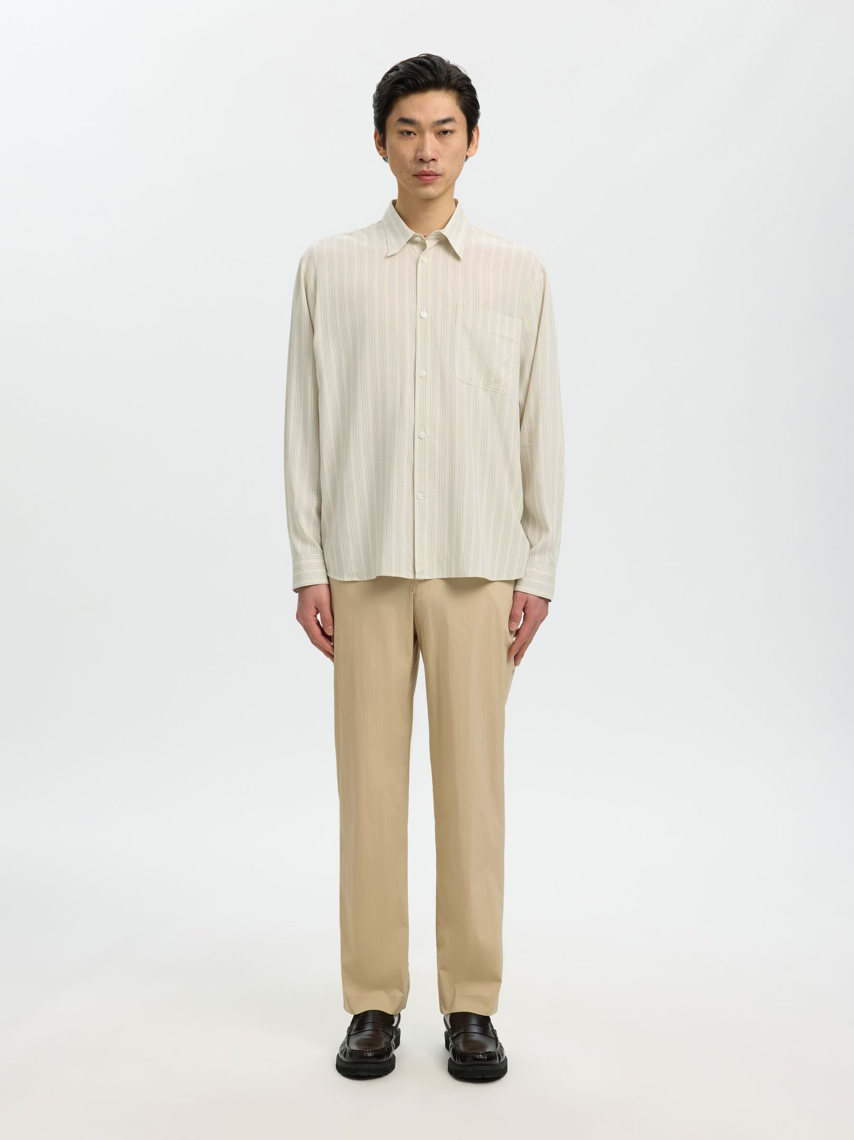 RELAXED FIT LONG SLEEVED SHIRT