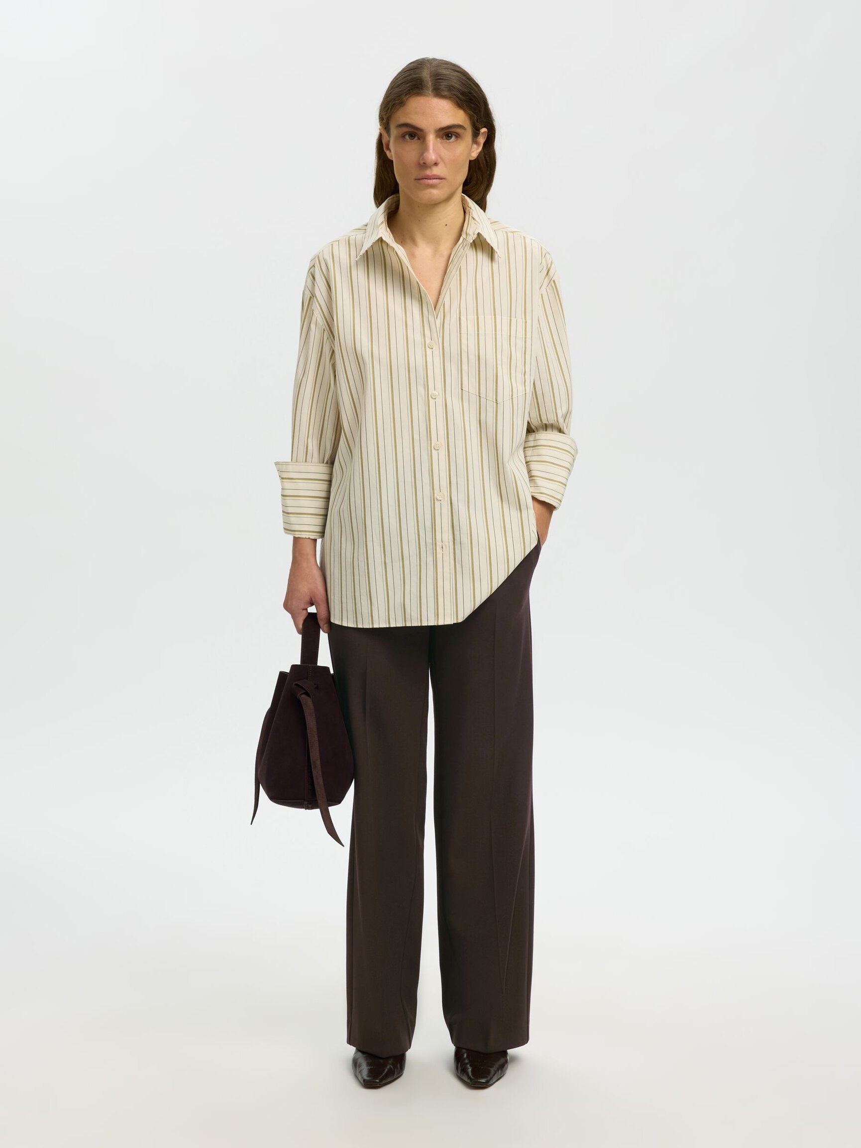 TAILORED WIDE-LEG TROUSERS