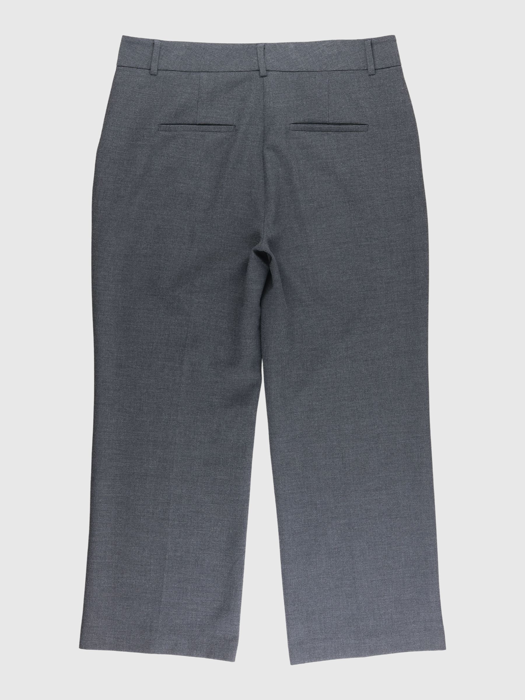 VISCOSE BLEND WIDE-LEG TROUSERS