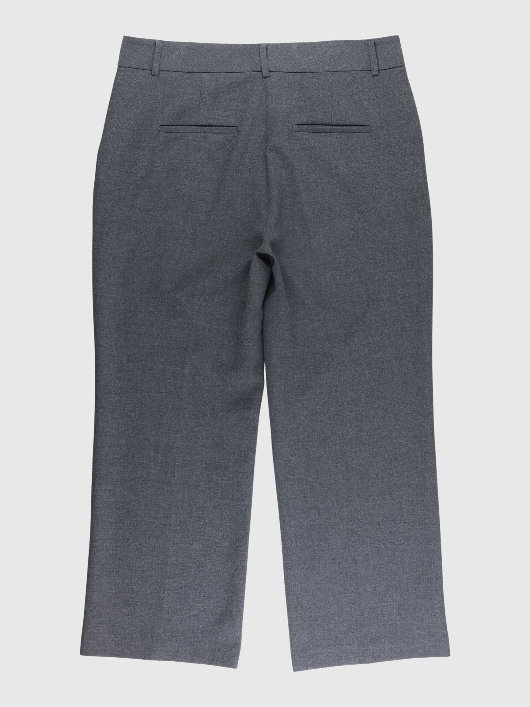 VISCOSE BLEND WIDE-LEG TROUSERS