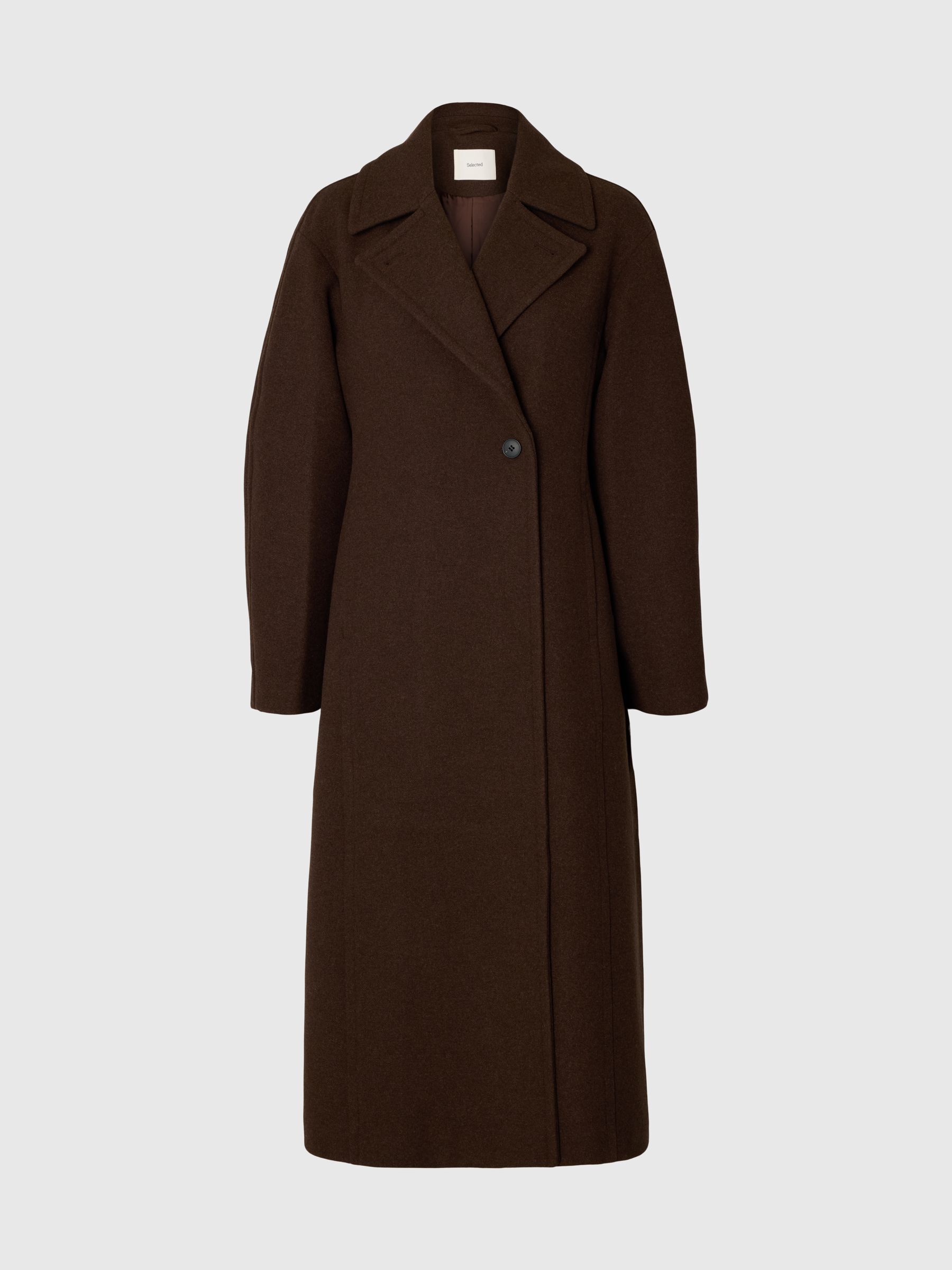 WOOL BLEND LONG COAT