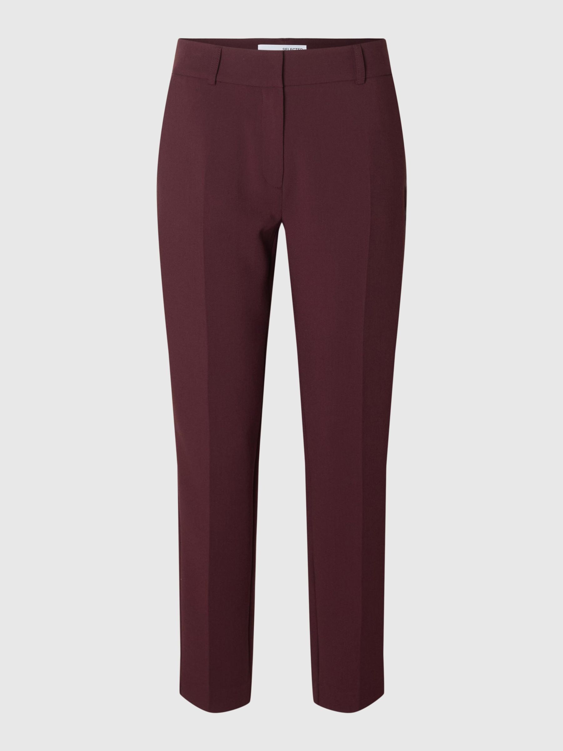 CROPPED TAPERED TROUSERS