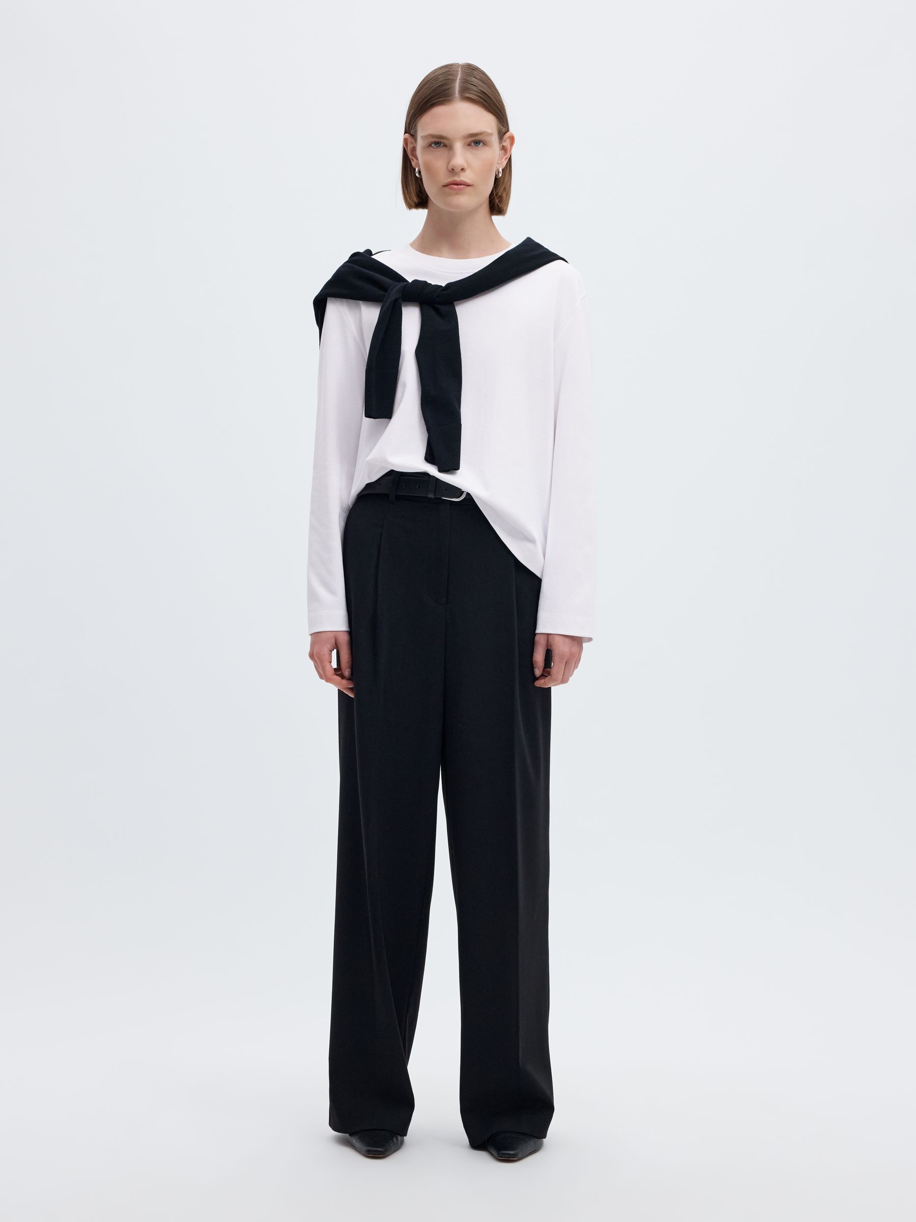 LANGÄRMELIGES BOXY T-SHIRT