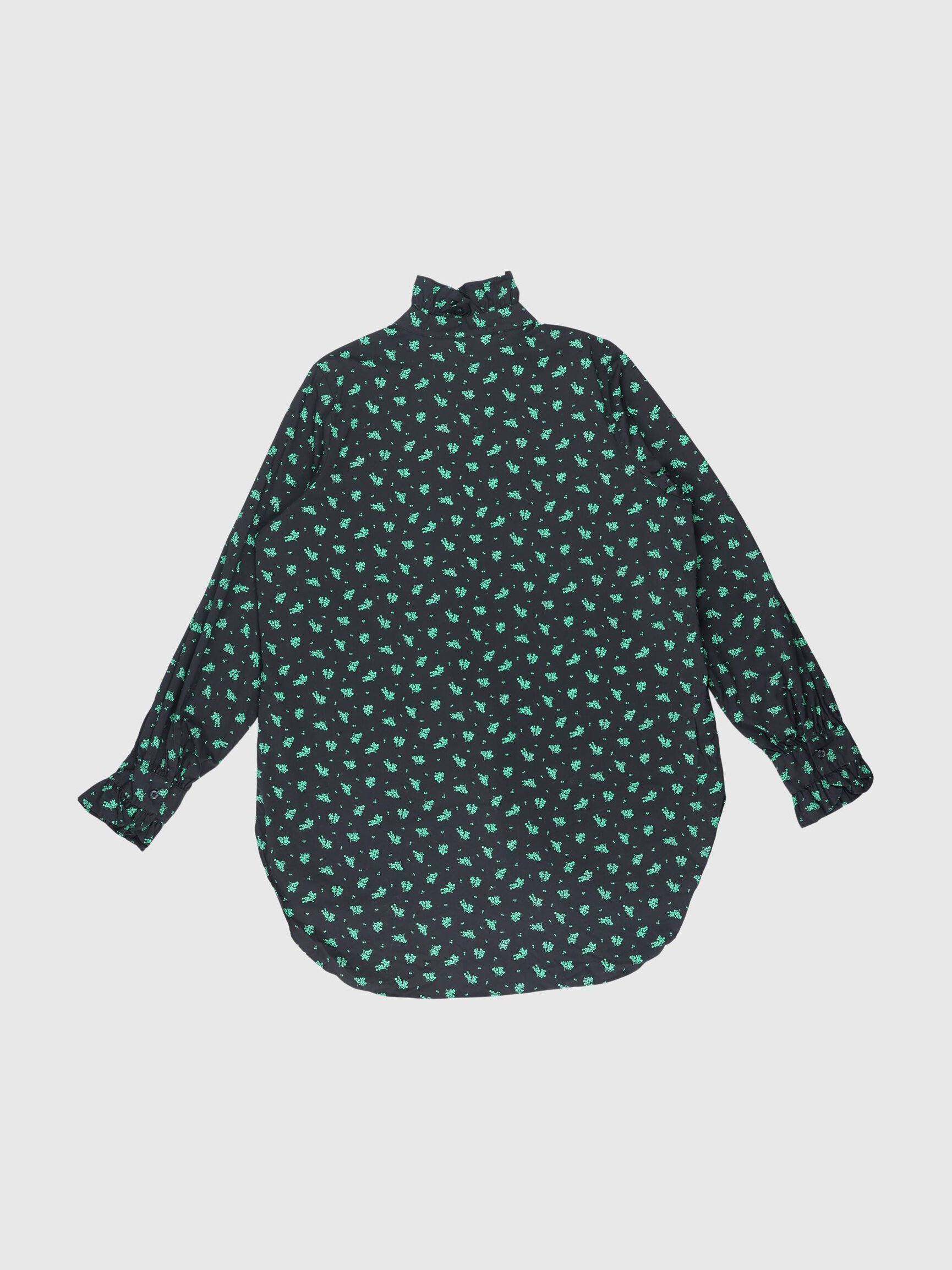 RUFFLE DETAIL LONG SLEEVED SHIRT