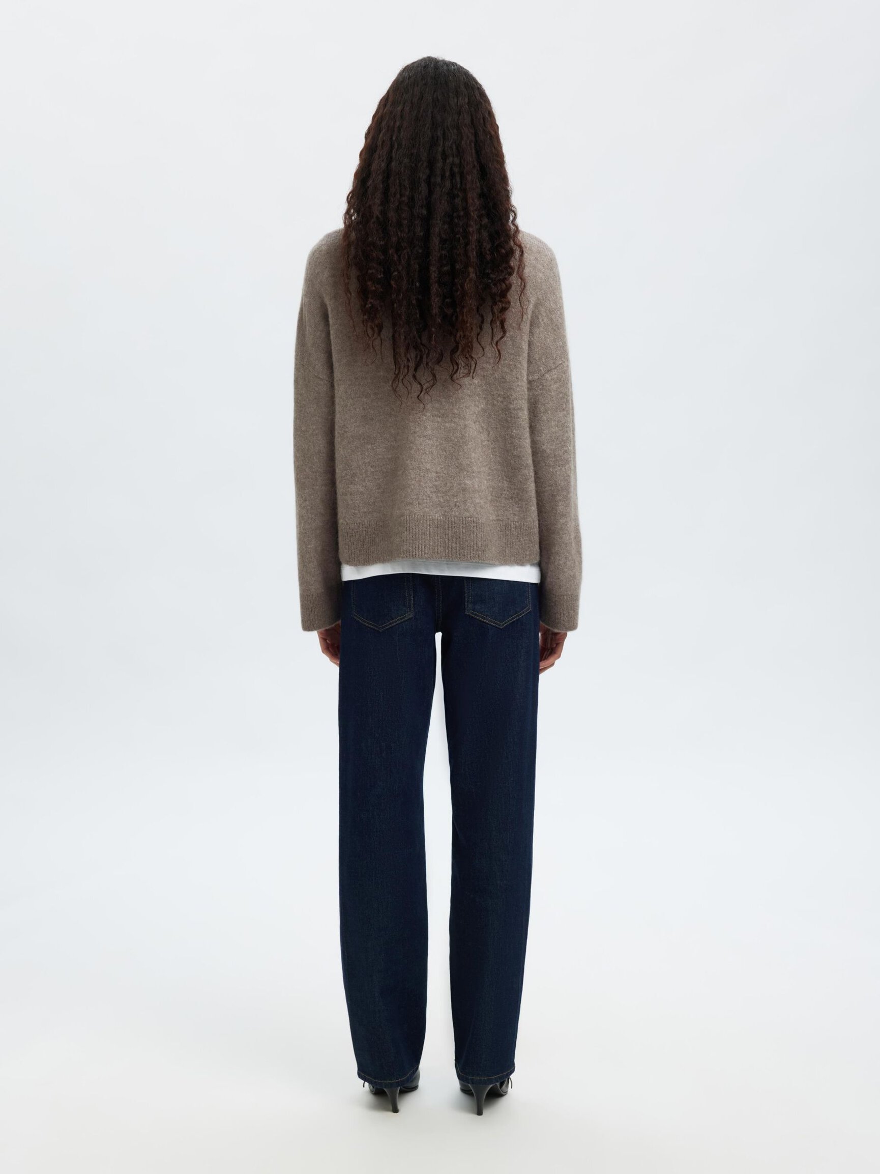 LAINE MÉLANGÉE CARDIGAN