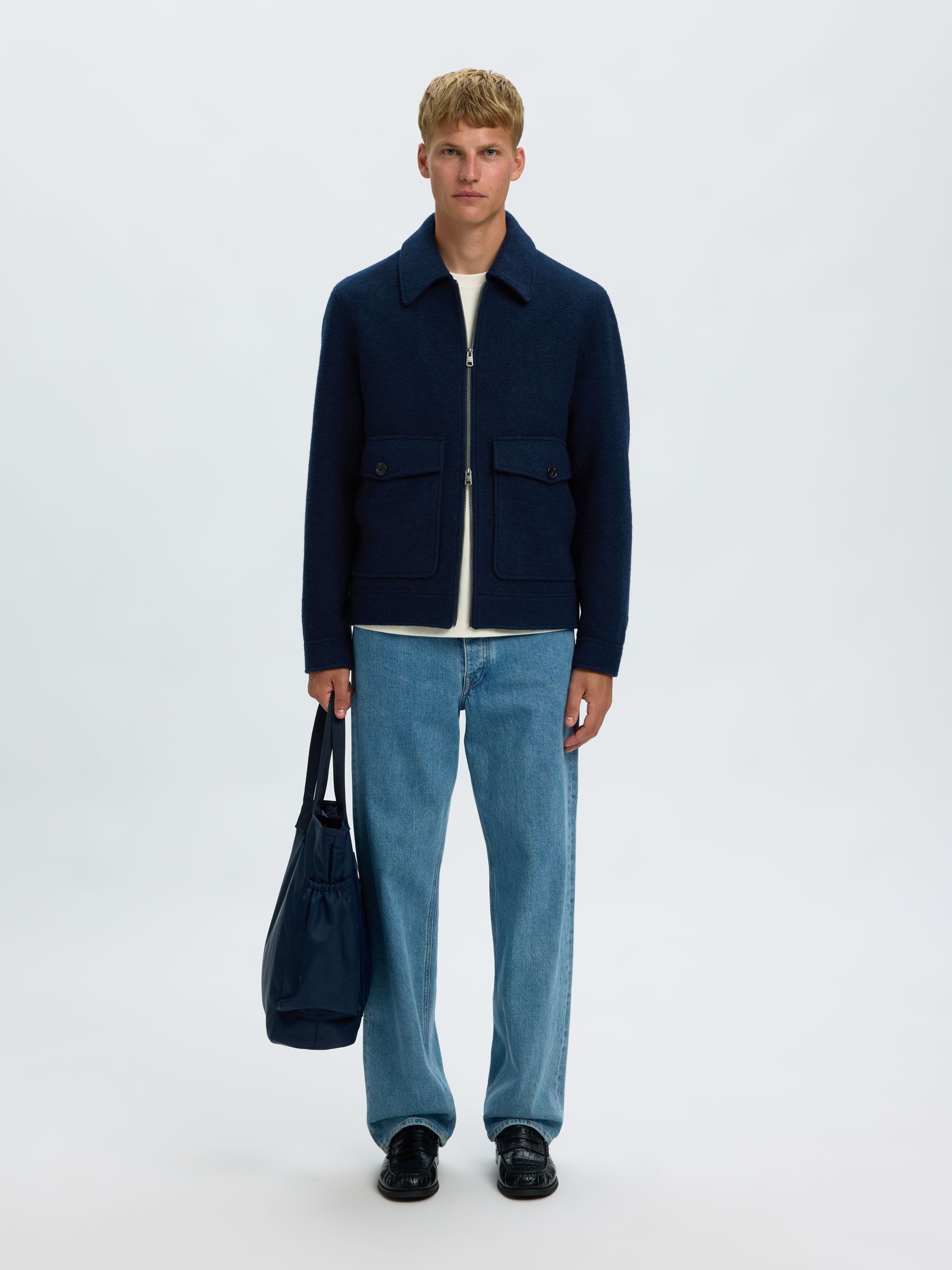 WOOL BLEND JACKET