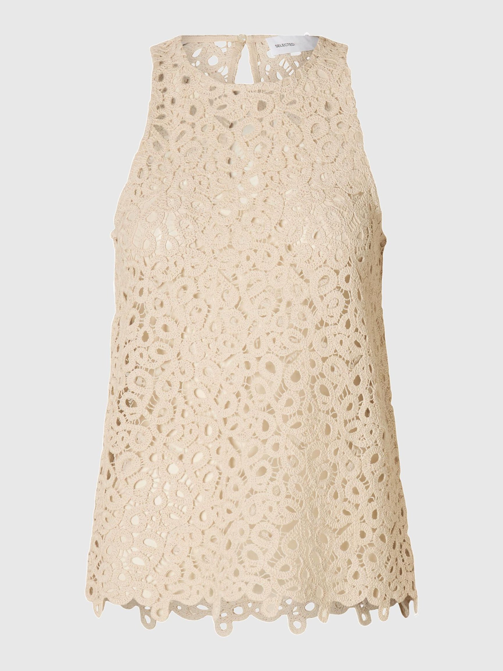 CROCHET SLEEVELESS TOP