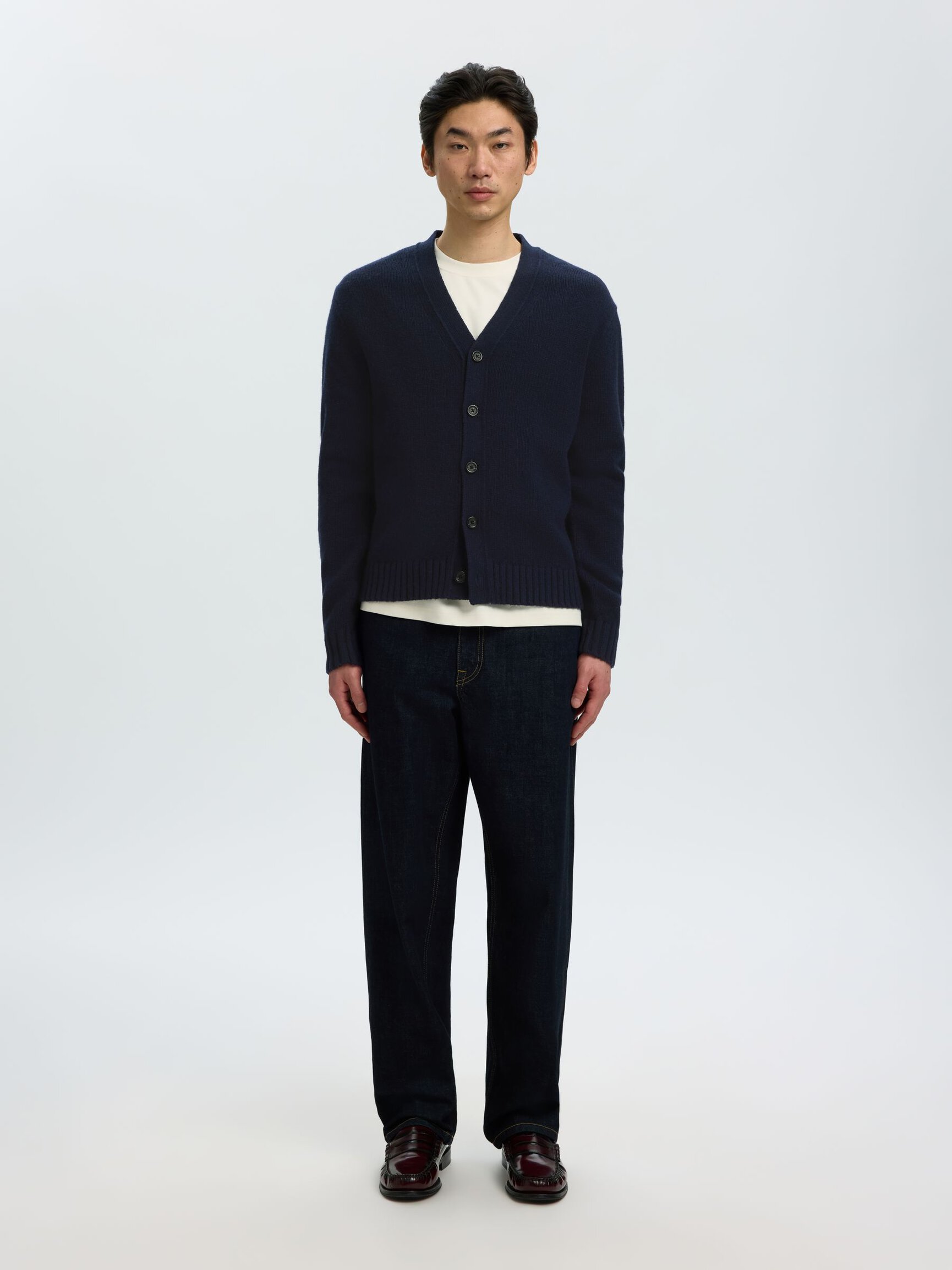 RELAXED FIT ULDBLANDING CARDIGAN