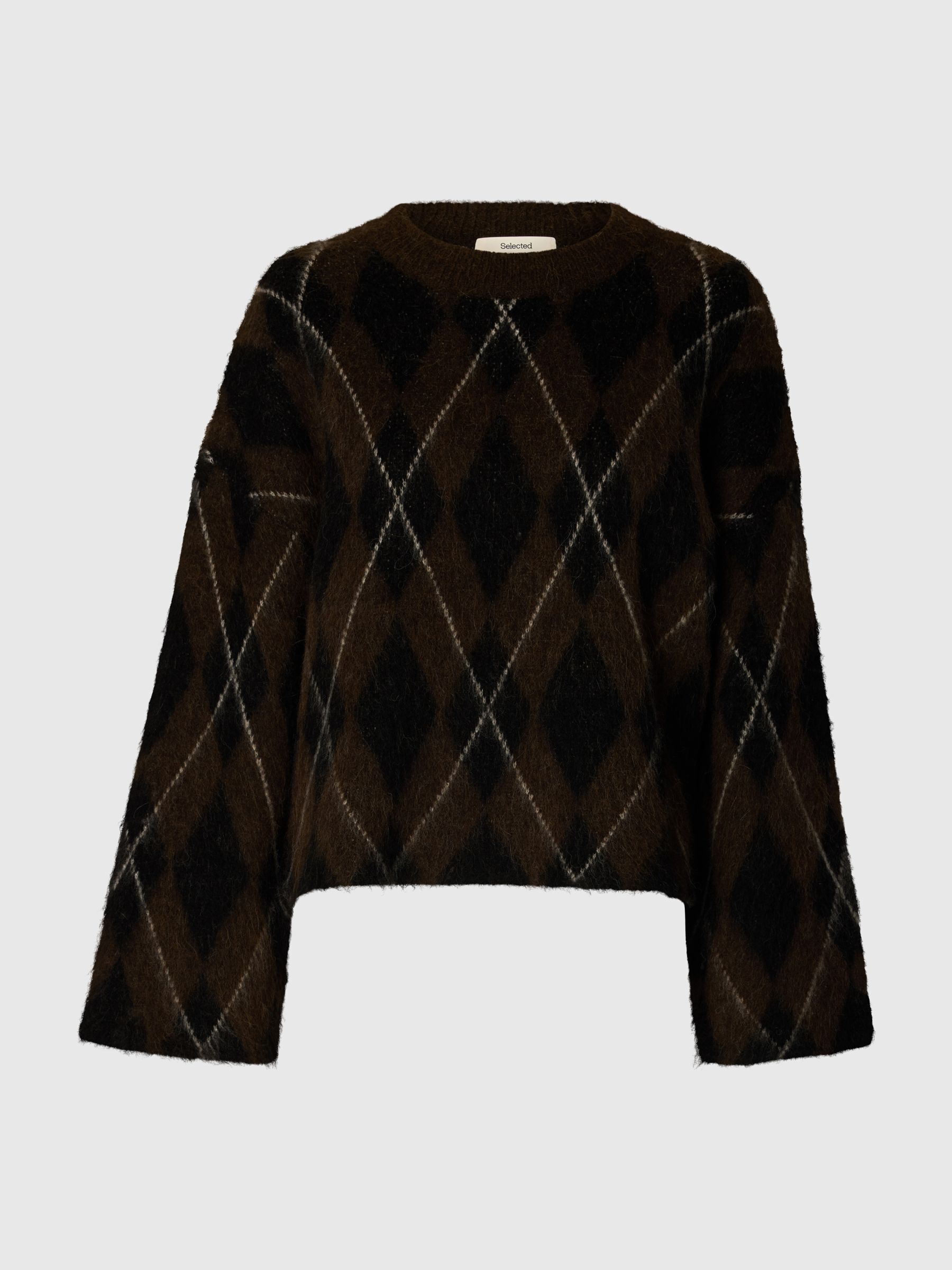 ARGYLE STICKAD TRÖJA