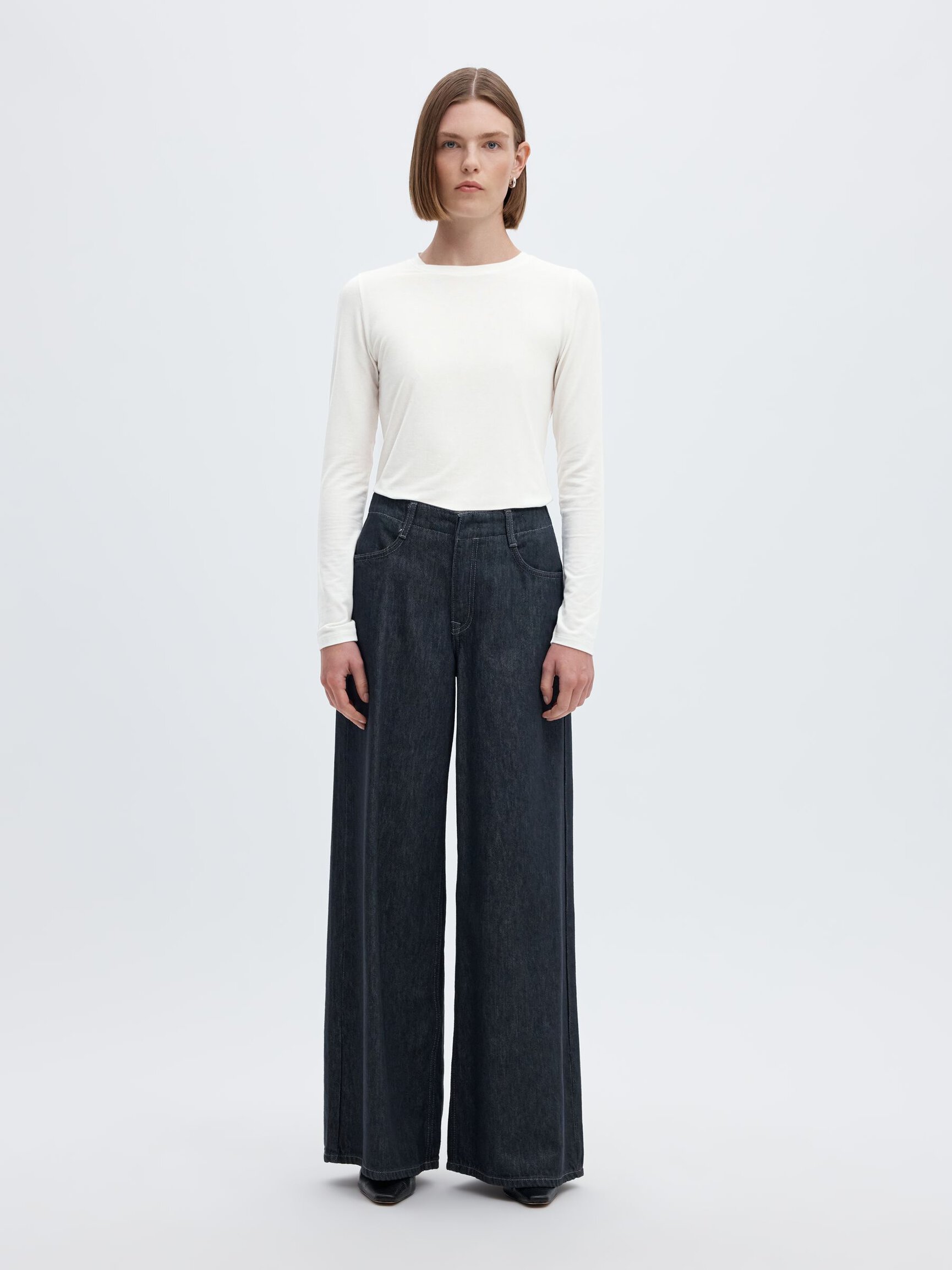 BASIC LANGARMSHIRT