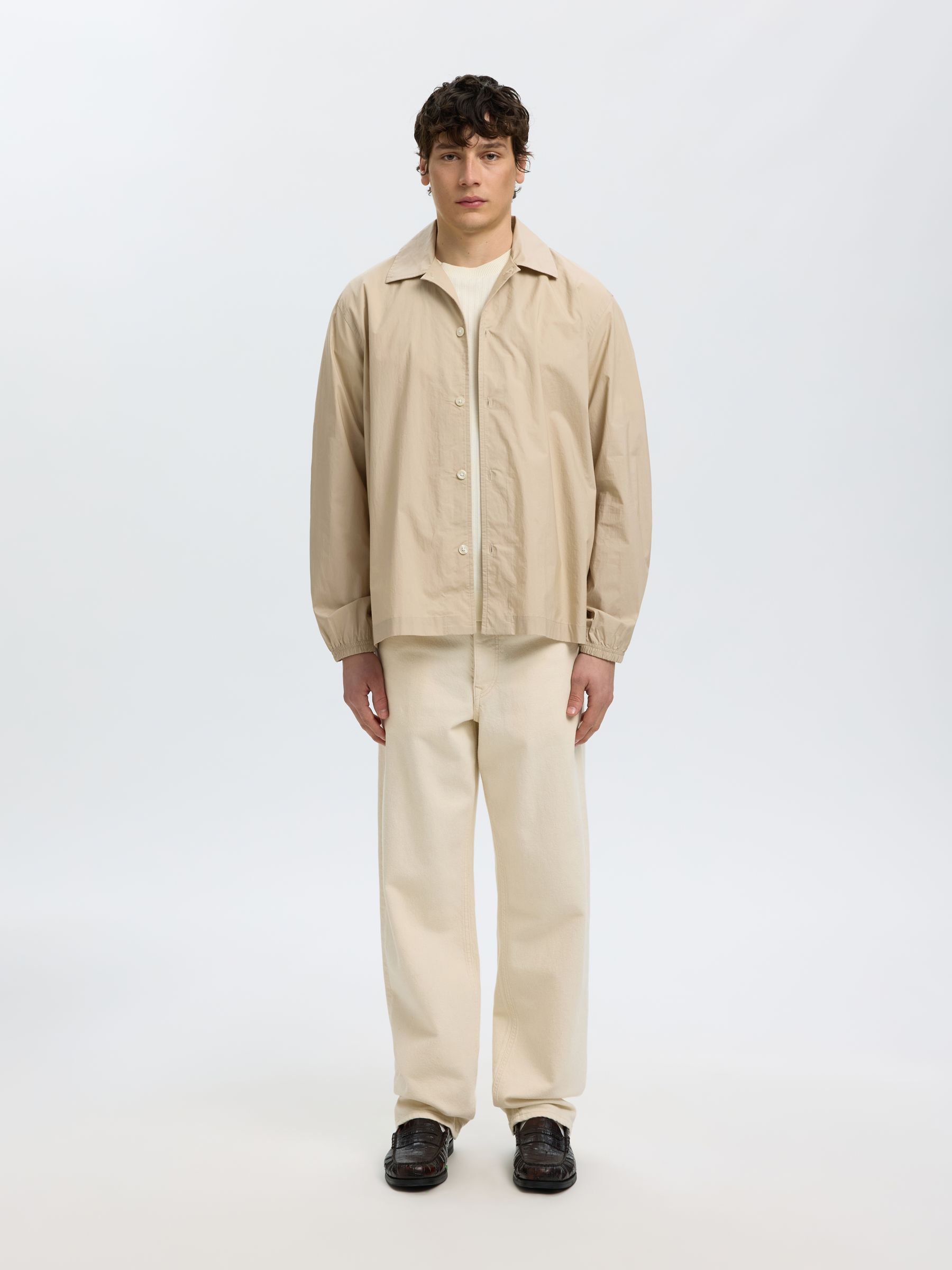 RELAXED FIT COTTON  OVERSHIRT