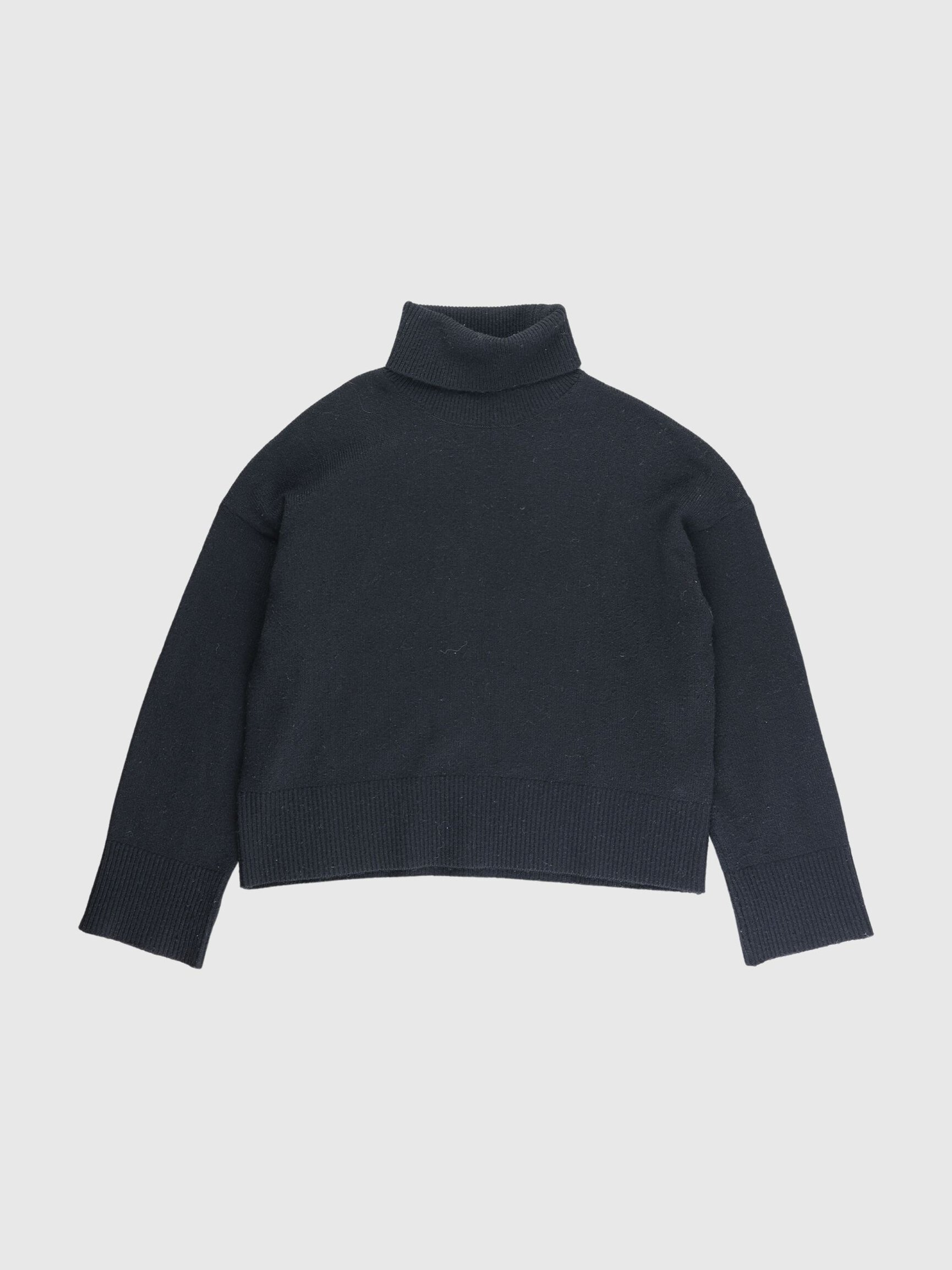 WOOL BLEND ROLL NECK JUMPER