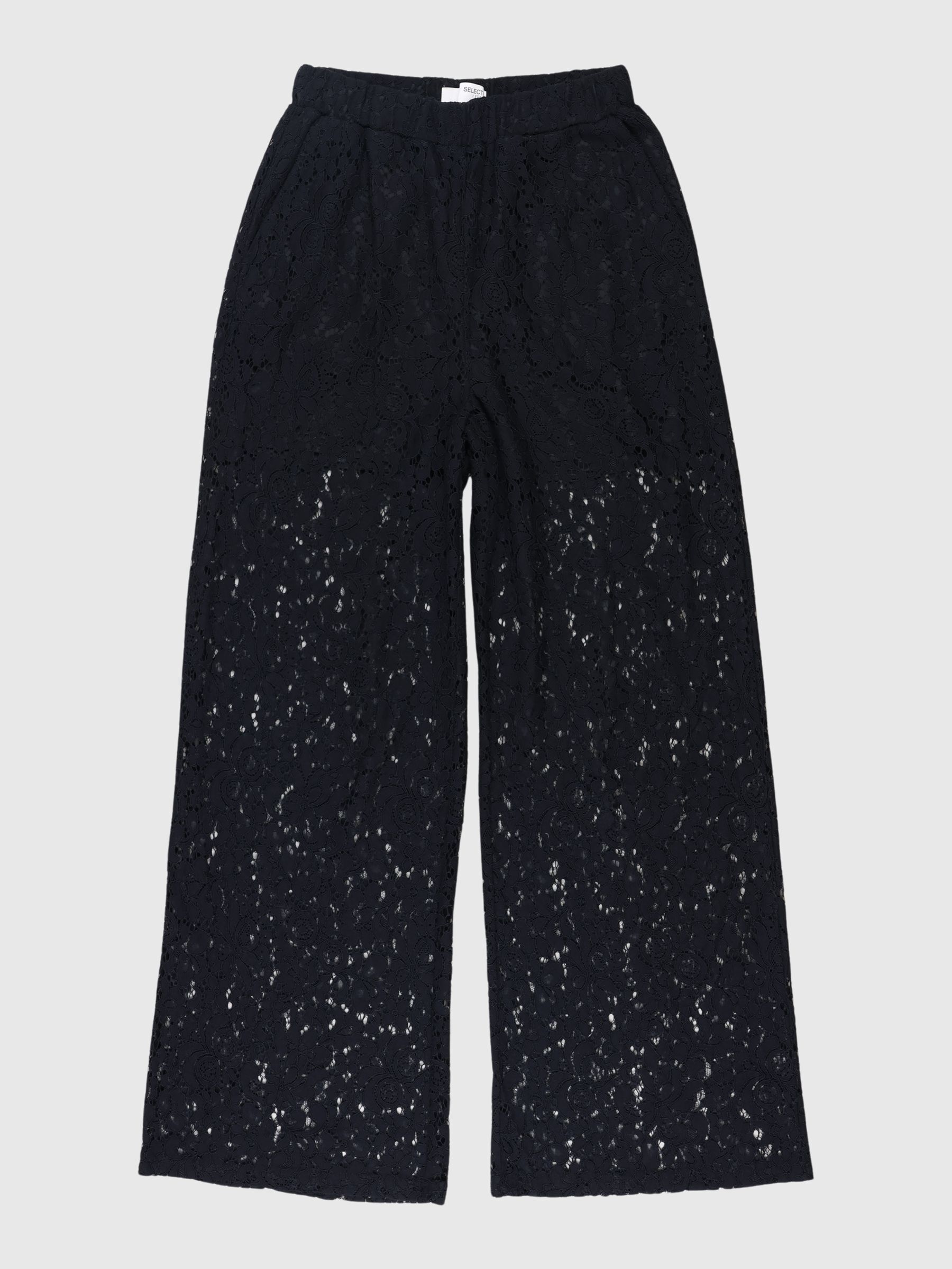 LACE HIGH WAISTED TROUSERS