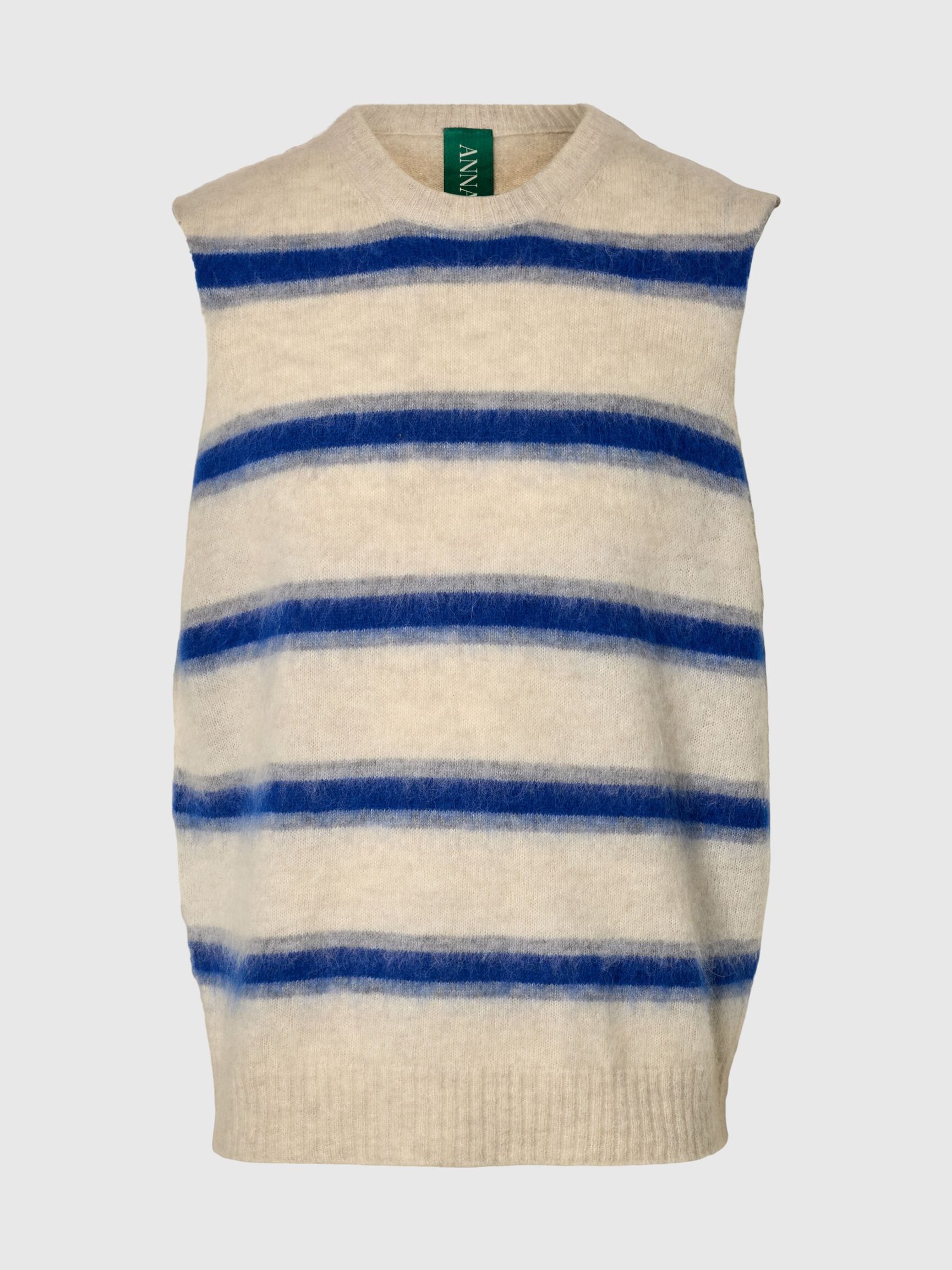 STRIPED KNITTED VEST