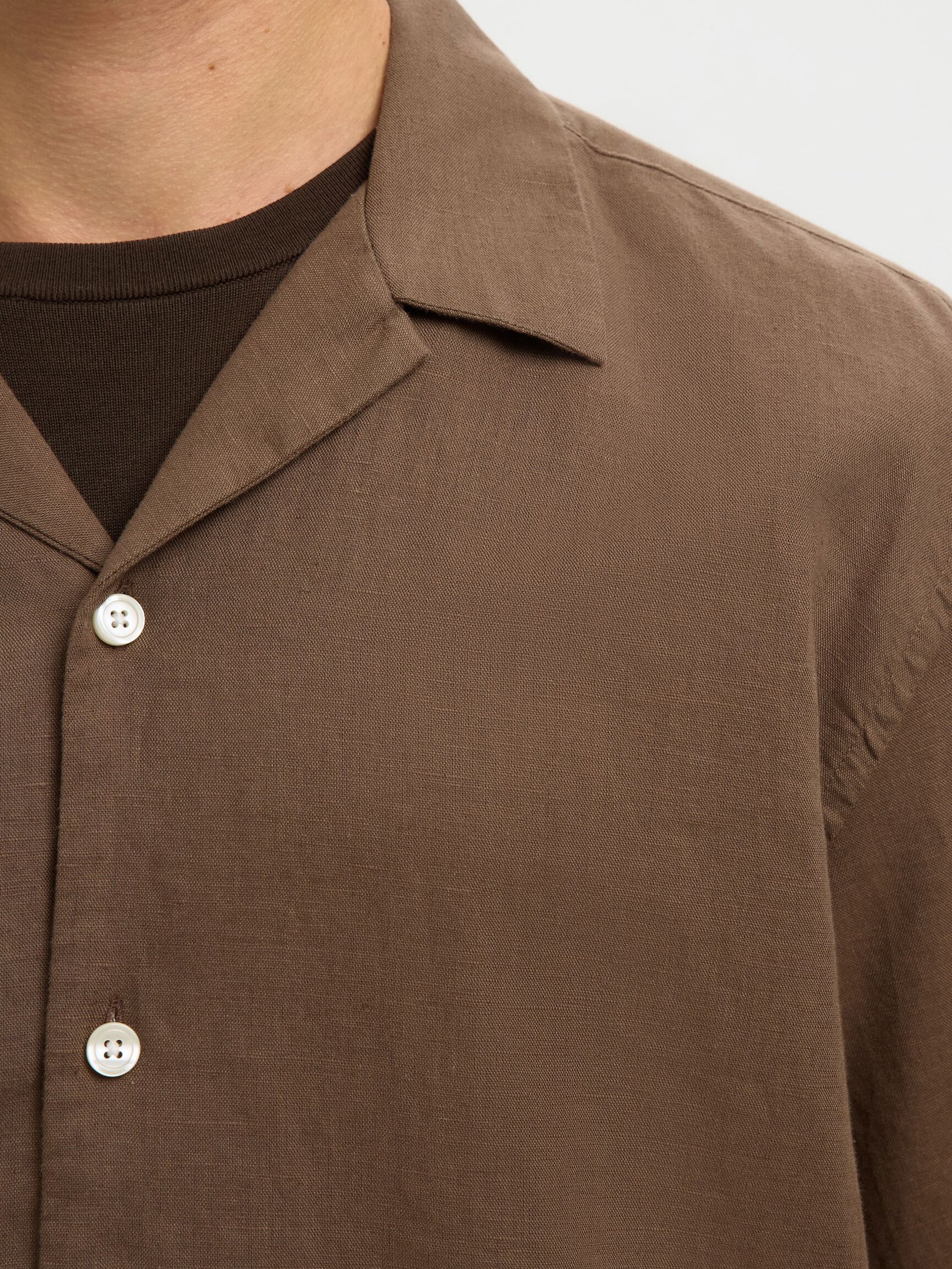 HØRBLANDING KORTÆRMET SKJORTE