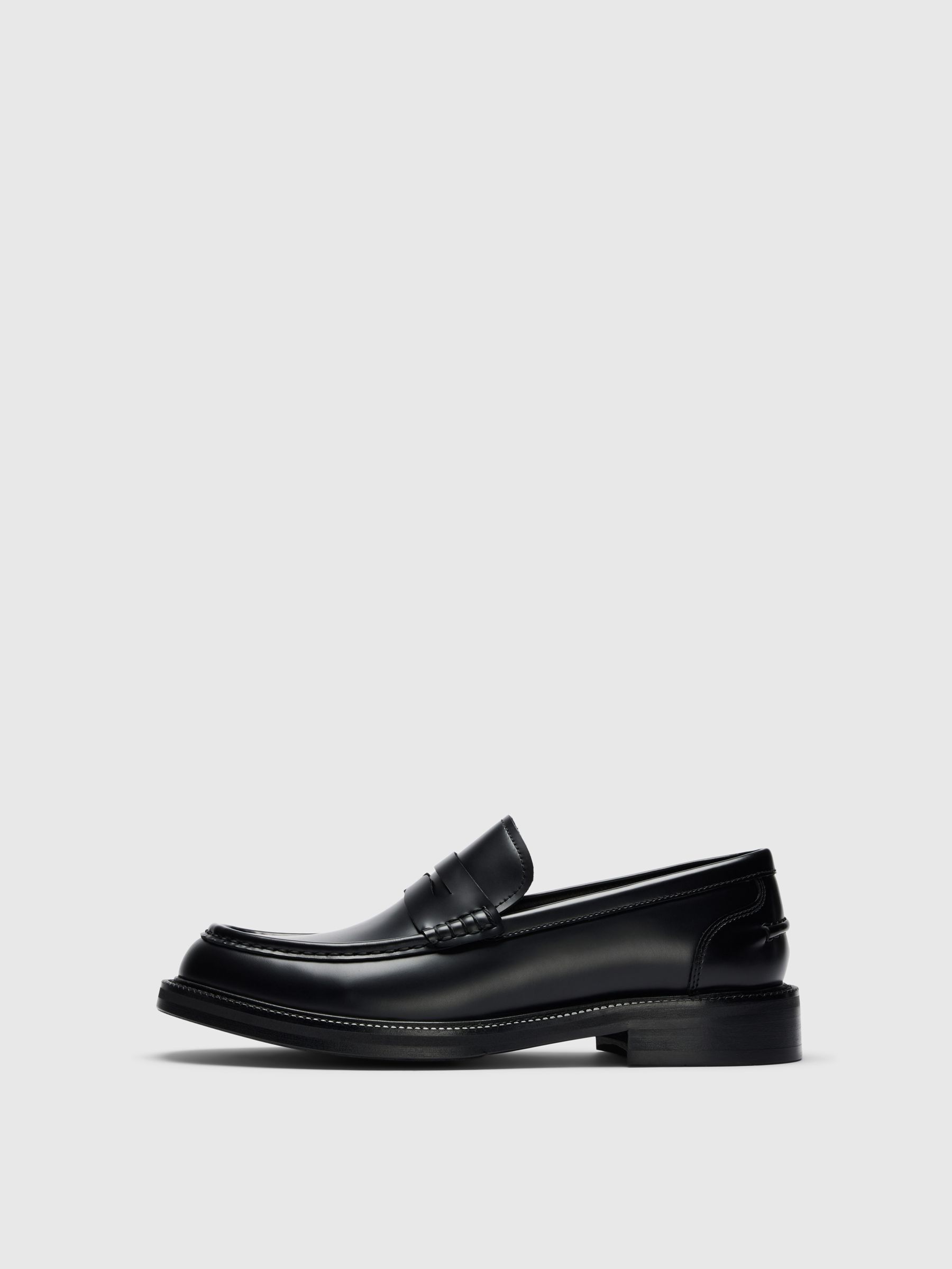 LEATHER  PENNY LOAFERS