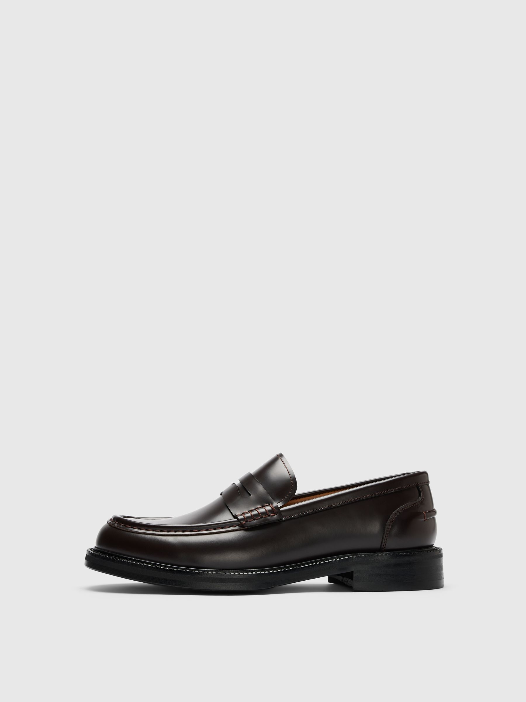 LEATHER  PENNY LOAFERS