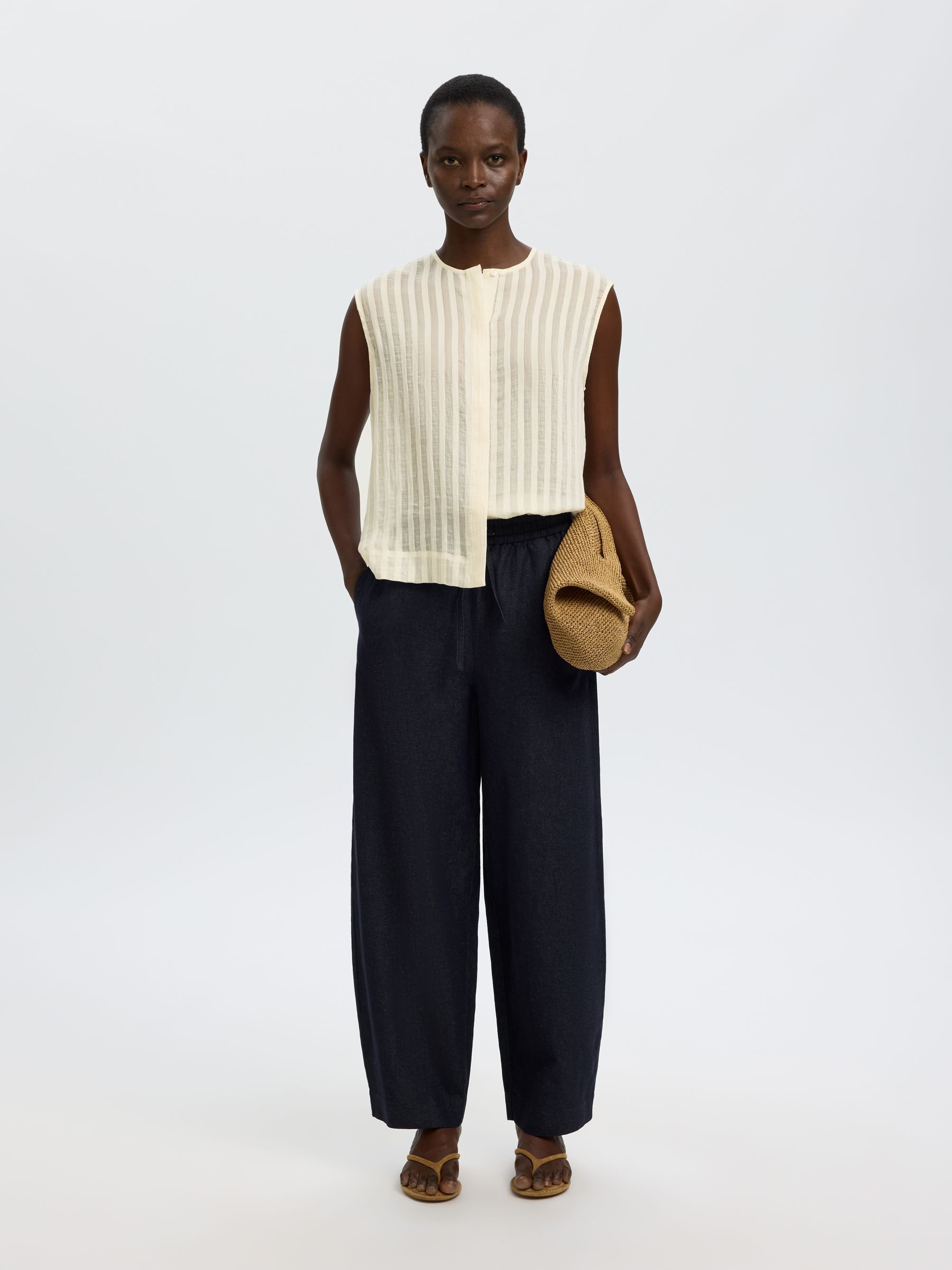 OVERSIZED FIT MOUWLOOS HEMD
