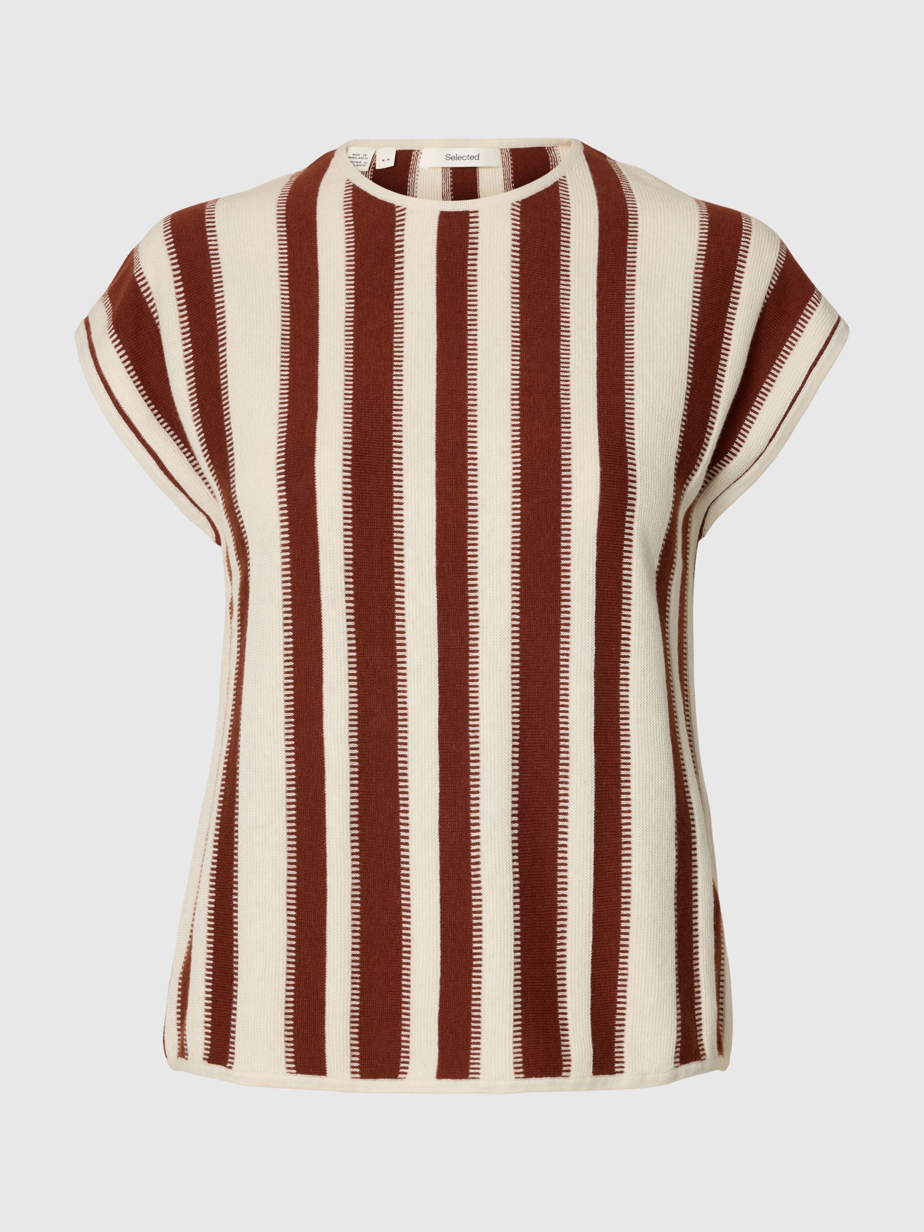SLEEVELESS KNITTED TOP