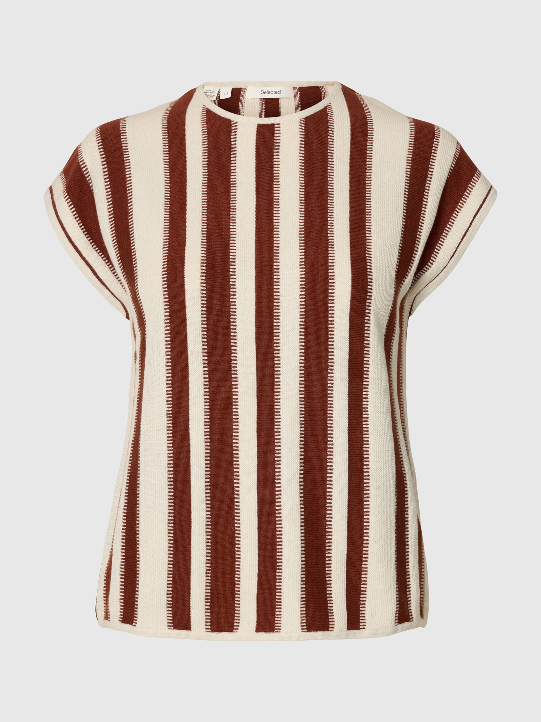 SLEEVELESS KNITTED TOP