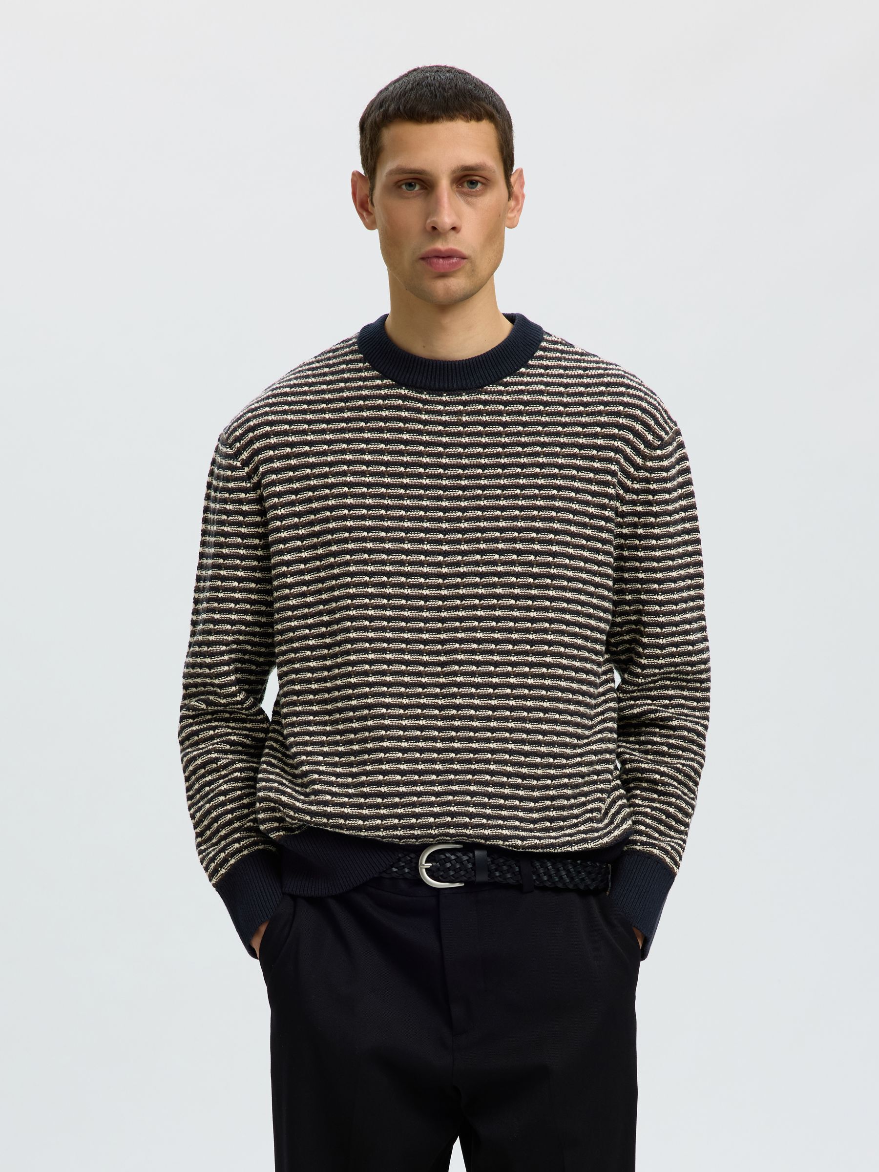 COTTON CREWNECK JUMPER
