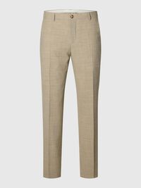 SLIM FIT SUIT TROUSERS, Sand, highres