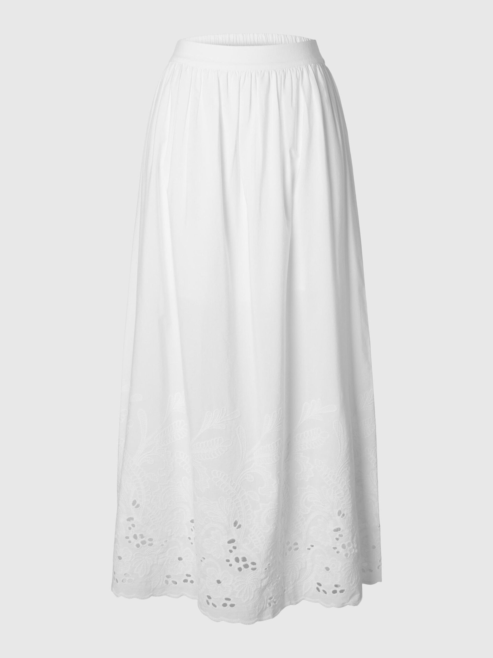 BRODERIE ANGLAISE MAXI SKIRT
