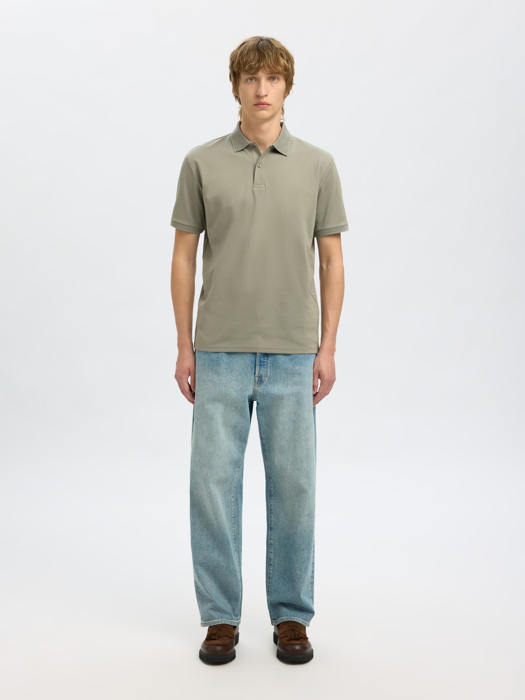 SHORT SLEEVED POLO SHIRT