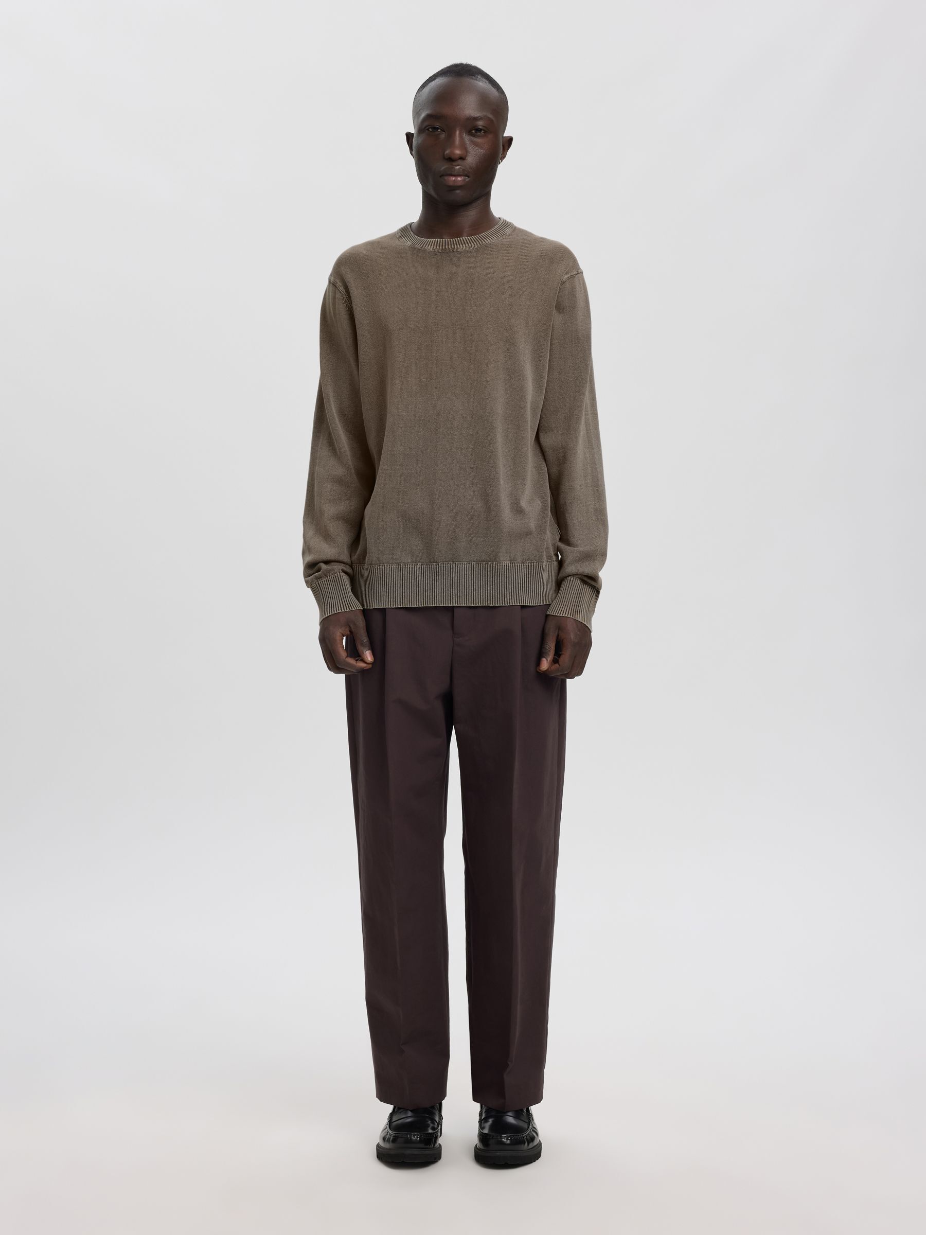 COTTON CREWNECK JUMPER