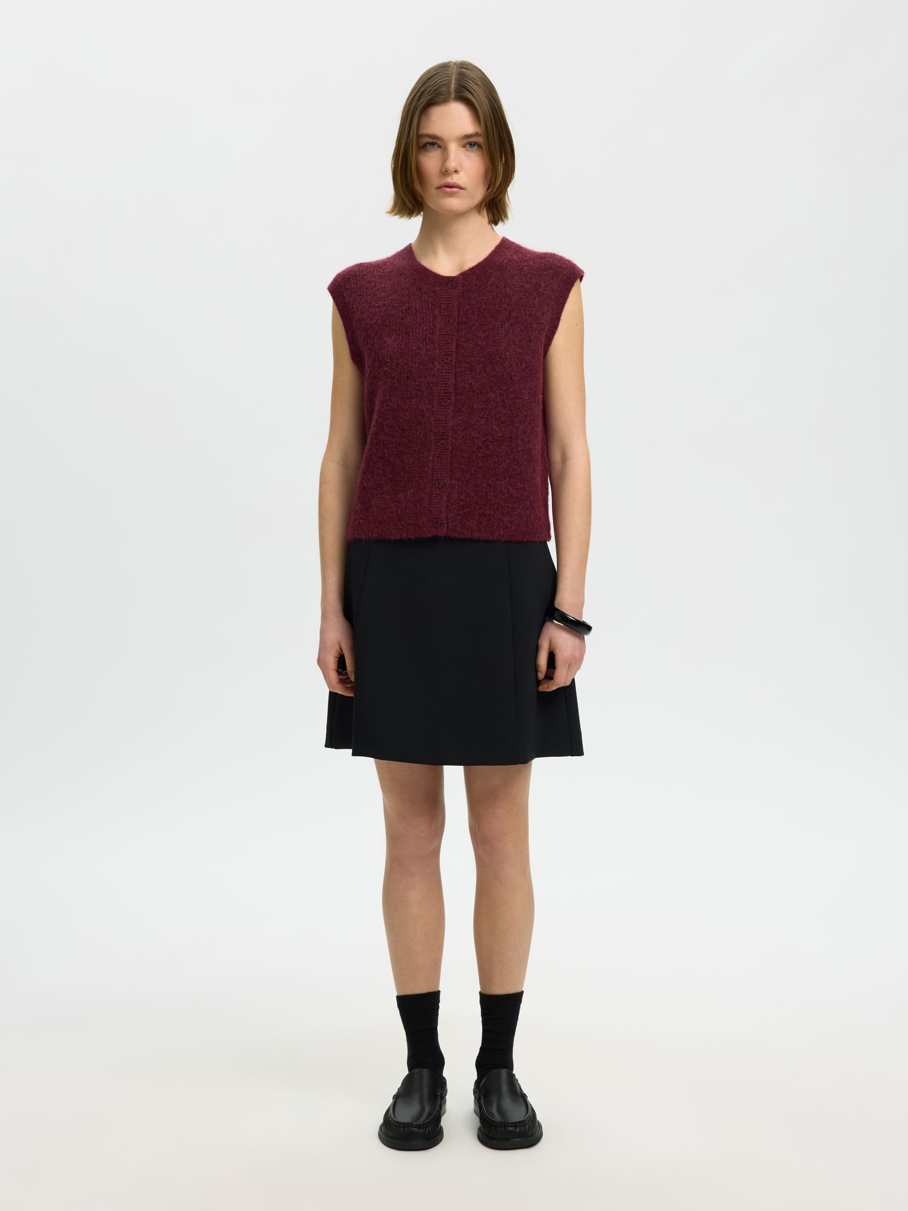 WOOL BLEND  WAISTCOAT