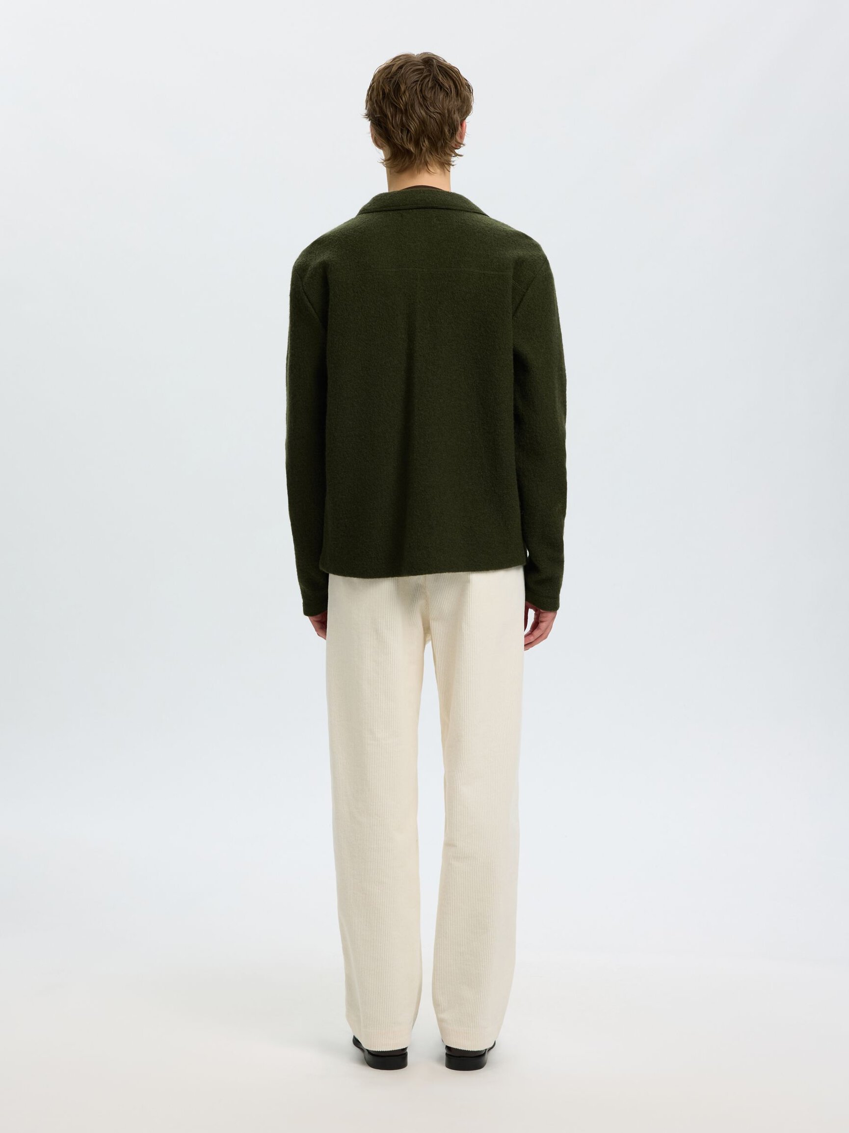 100% WOOL CARDIGAN